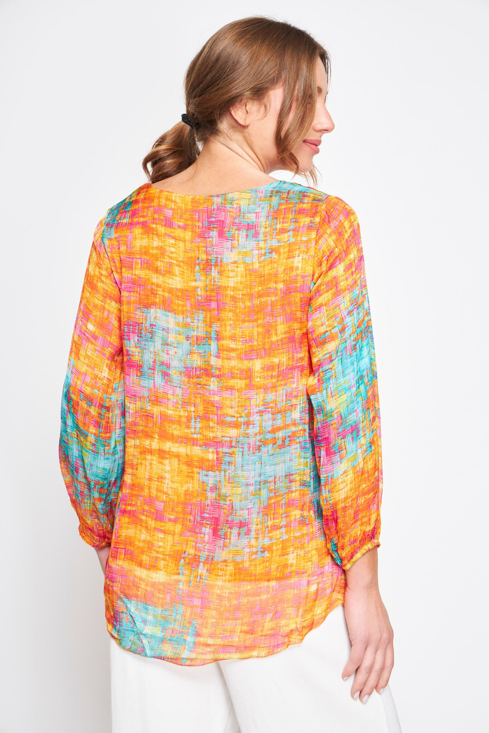 BLUSA LISA NARANJO Lineatre-3