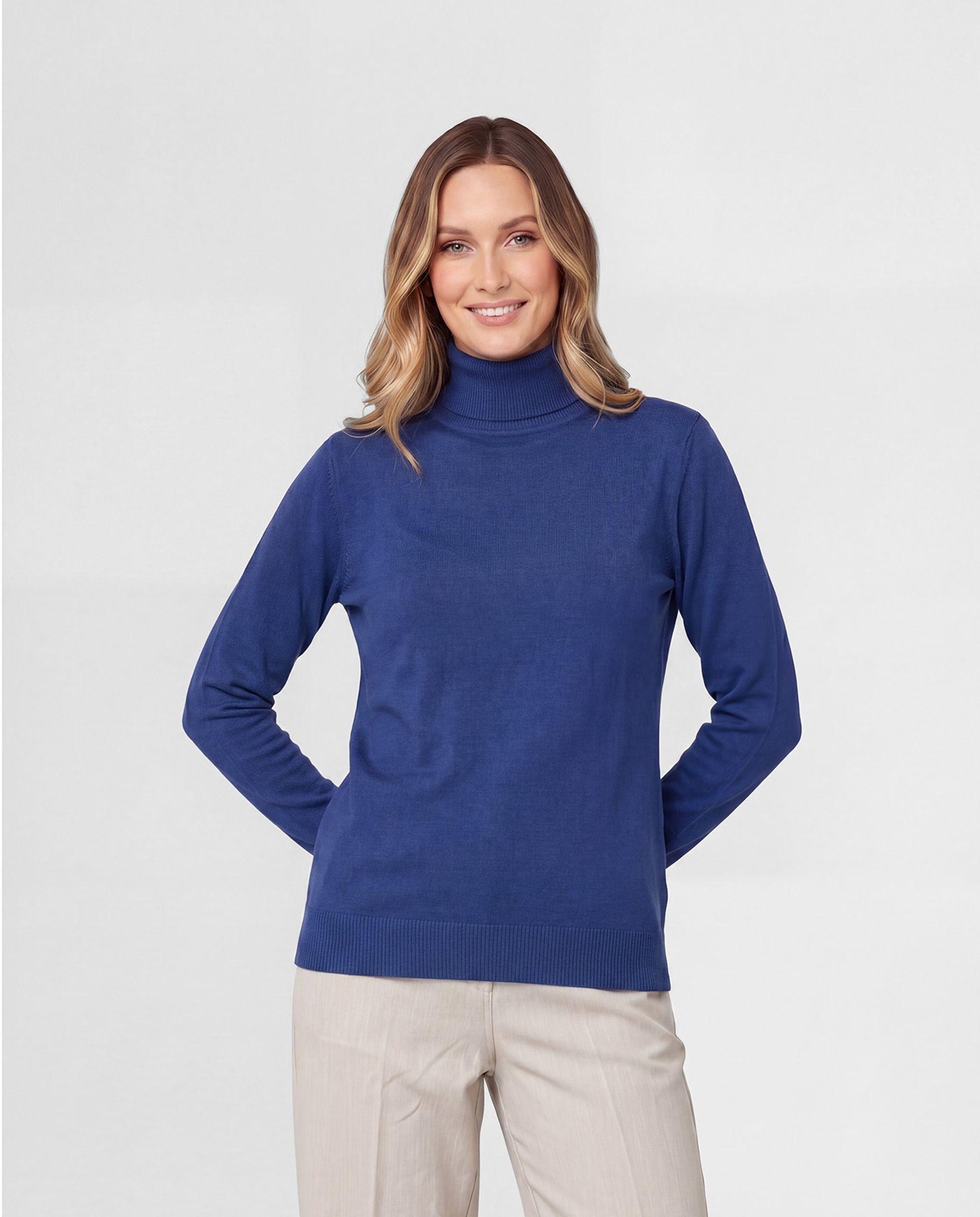 Sweater Mujer Sofía Azul Lineatré-0