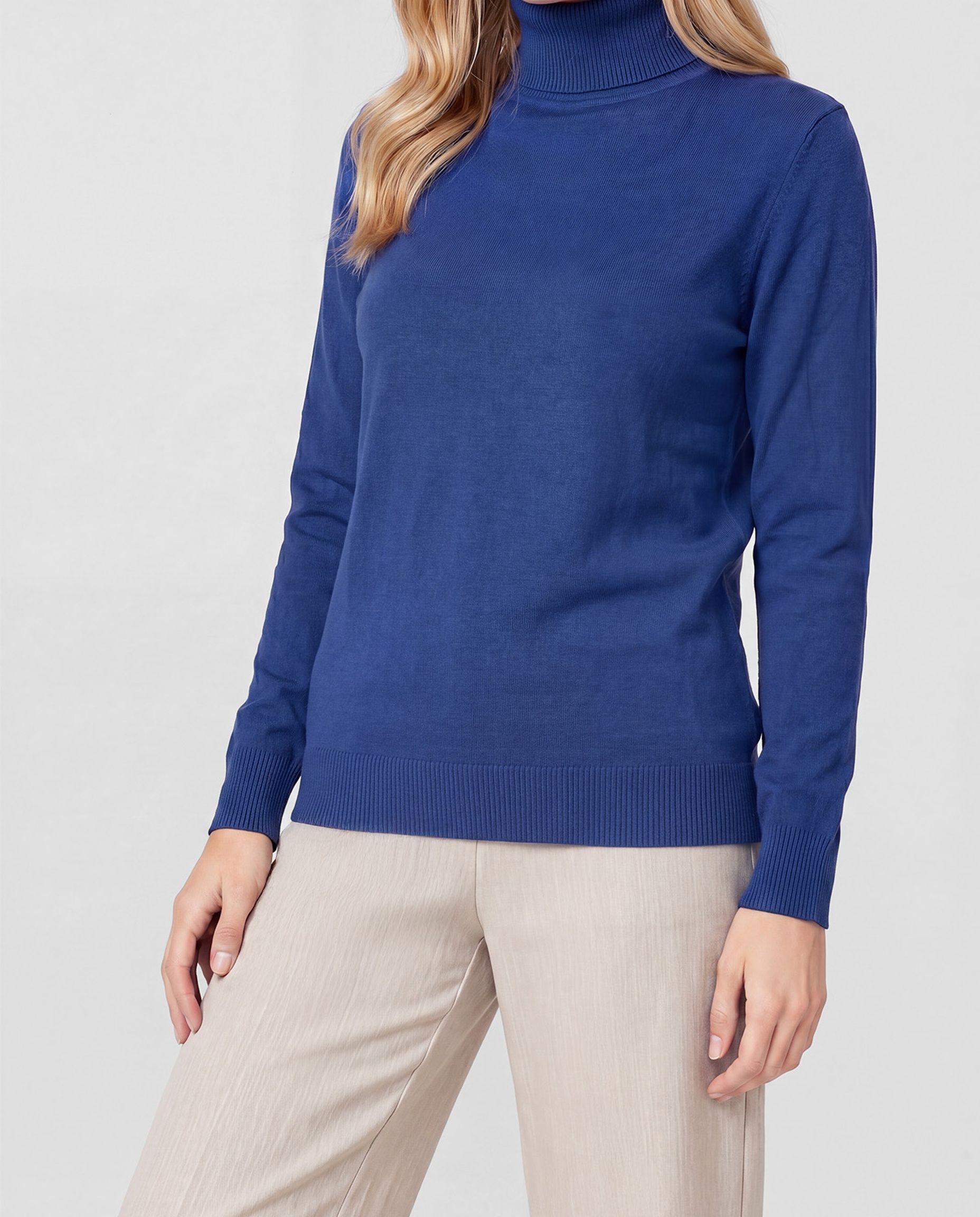 Sweater Mujer Sofía Azul Lineatré-2