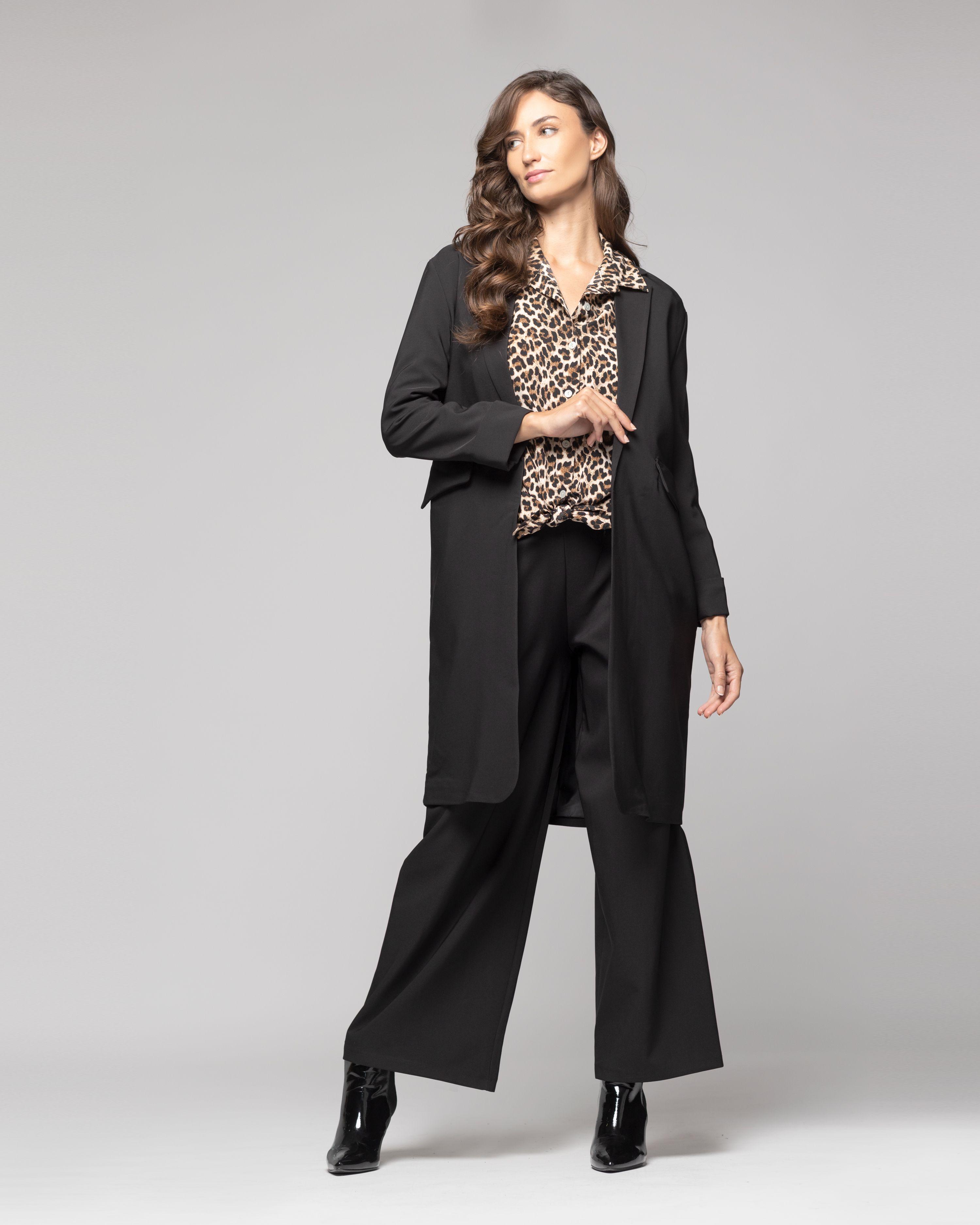 Chaqueta Mujer Ornella Negro Lineatre-0