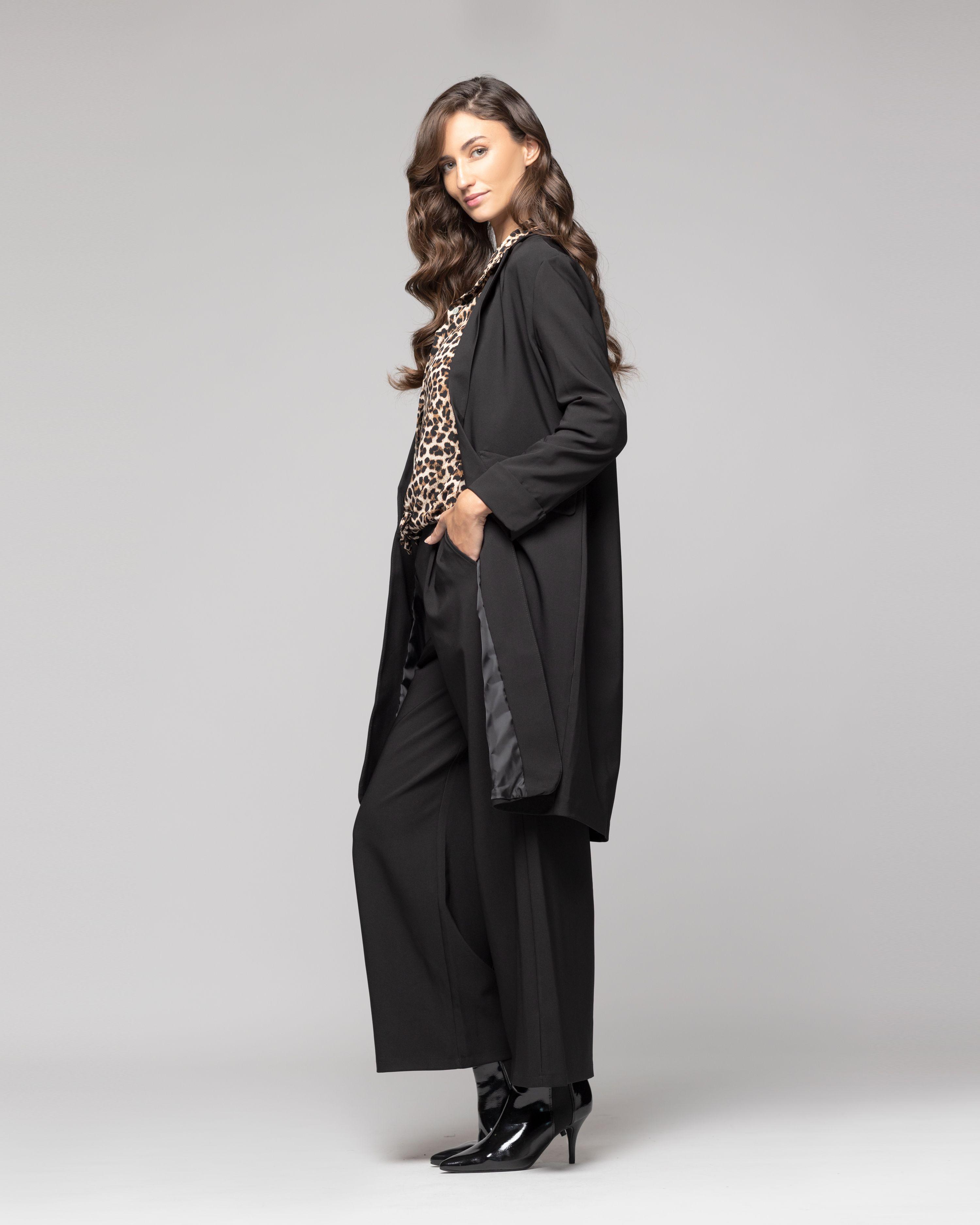 Chaqueta Mujer Ornella Negro Lineatre-1