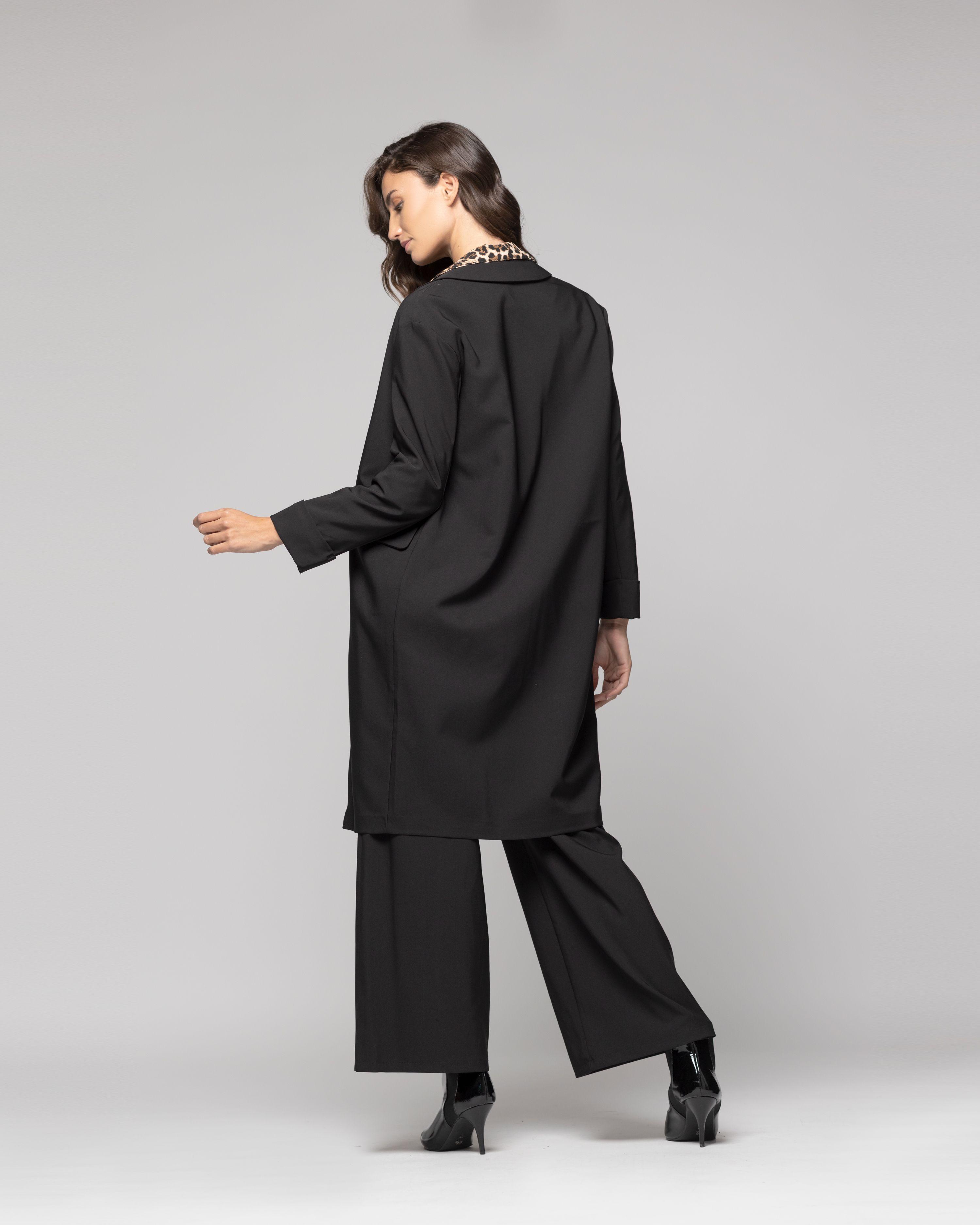 Chaqueta Mujer Ornella Negro Lineatre-2