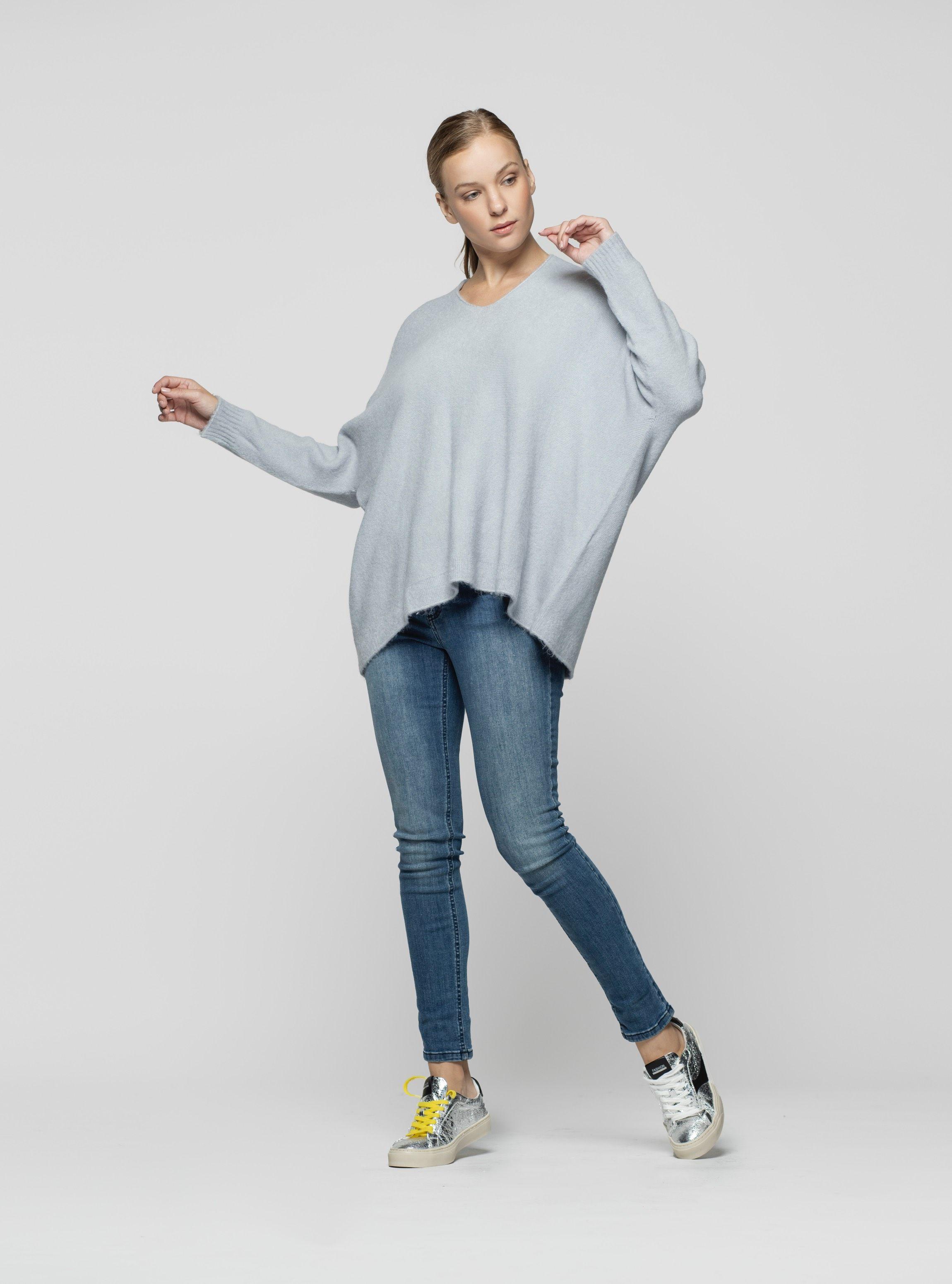 Sweater Mujer Nerys Gris Lineatre-2