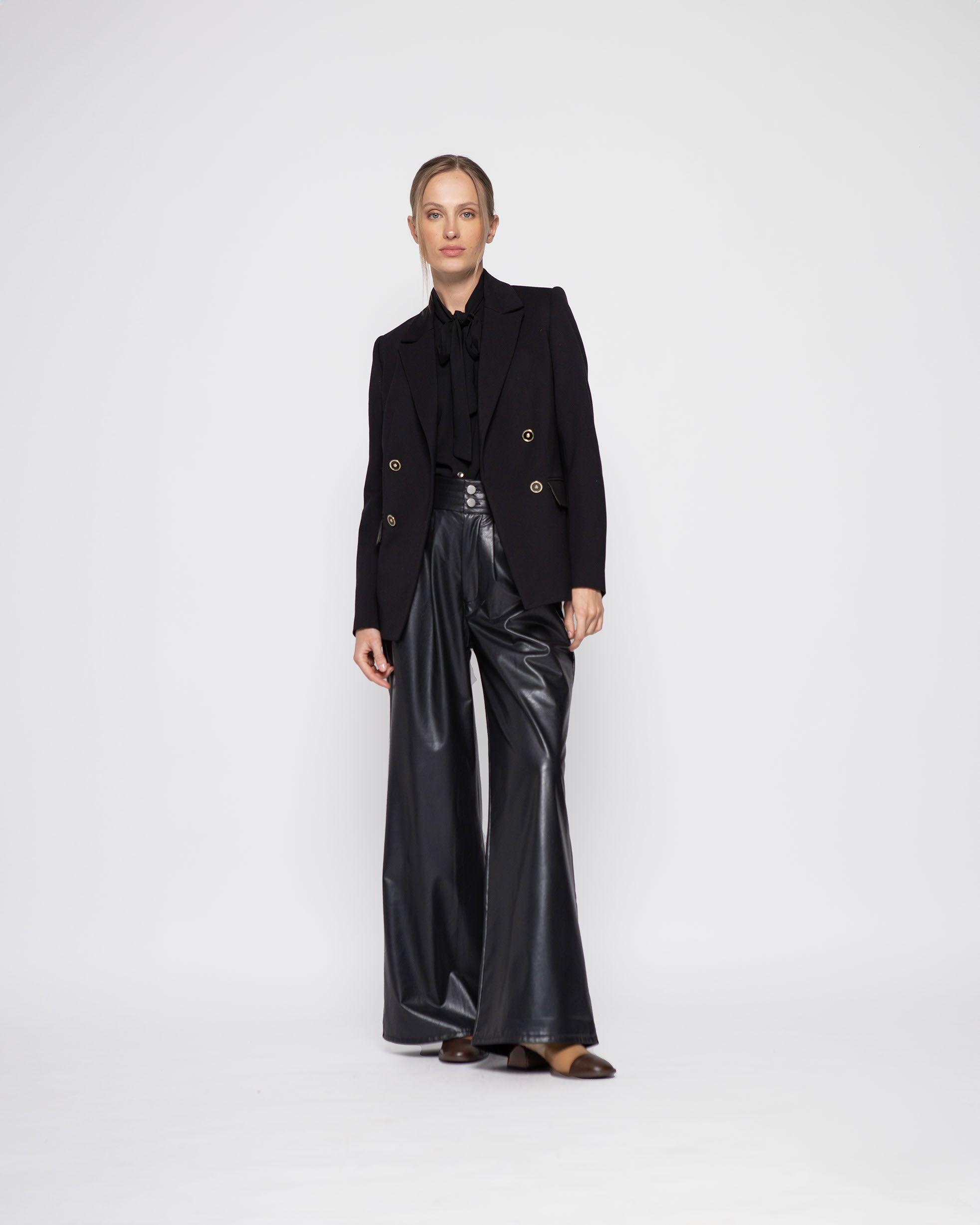 Chaqueta Mujer Azalea Negro Ludovica-0