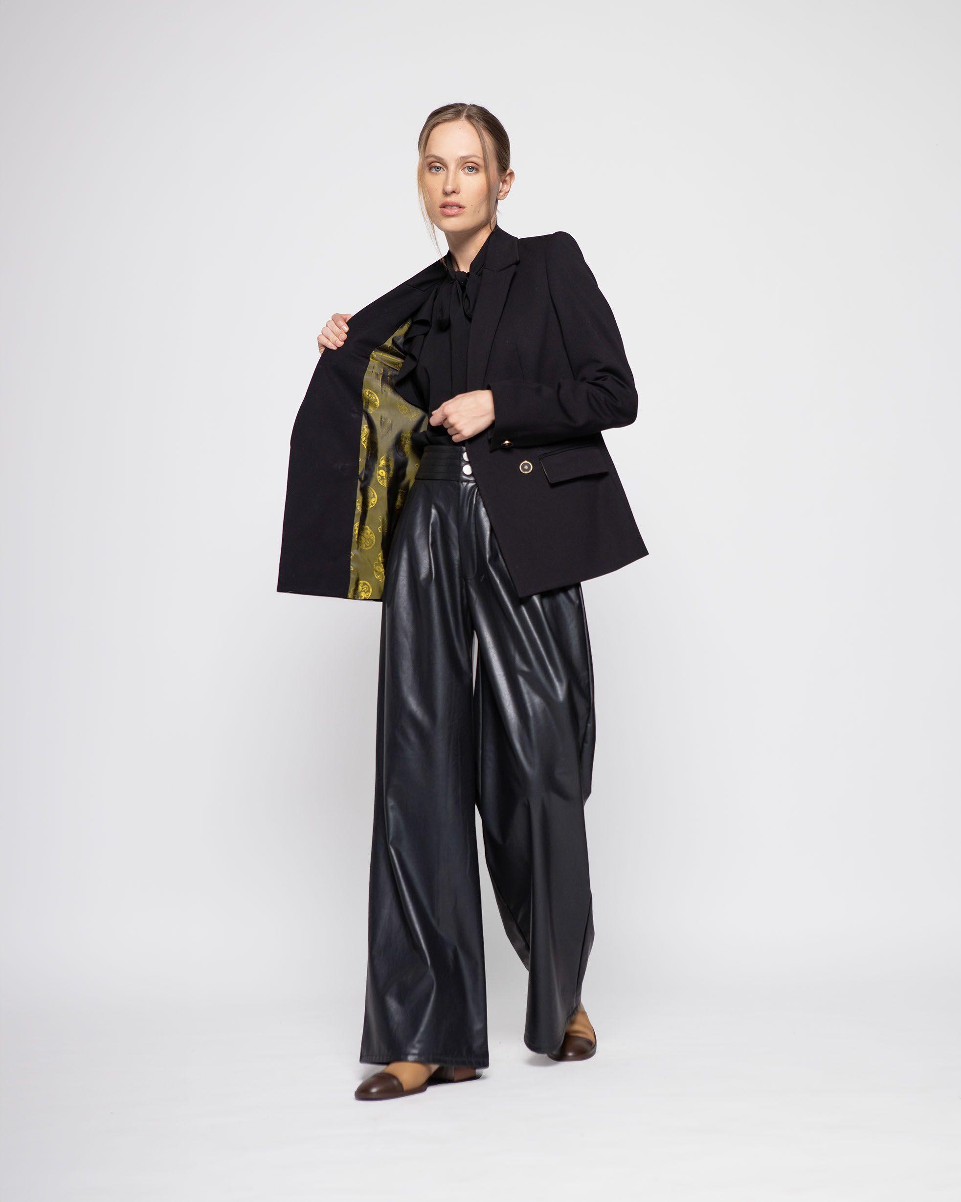 Chaqueta Mujer Azalea Negro Ludovica-1