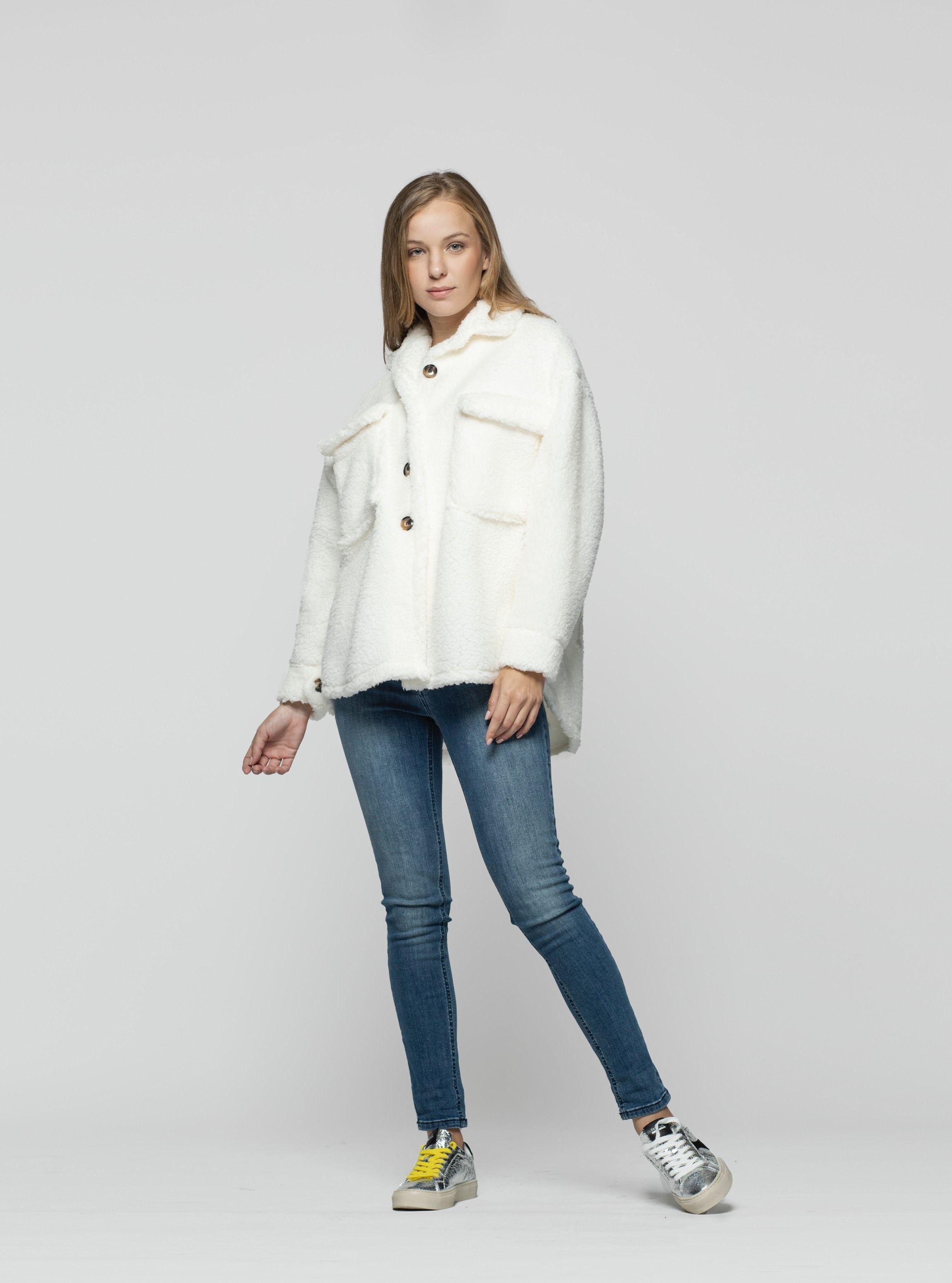 Chaqueta Mujer Noelis Blanco Lineatre-2