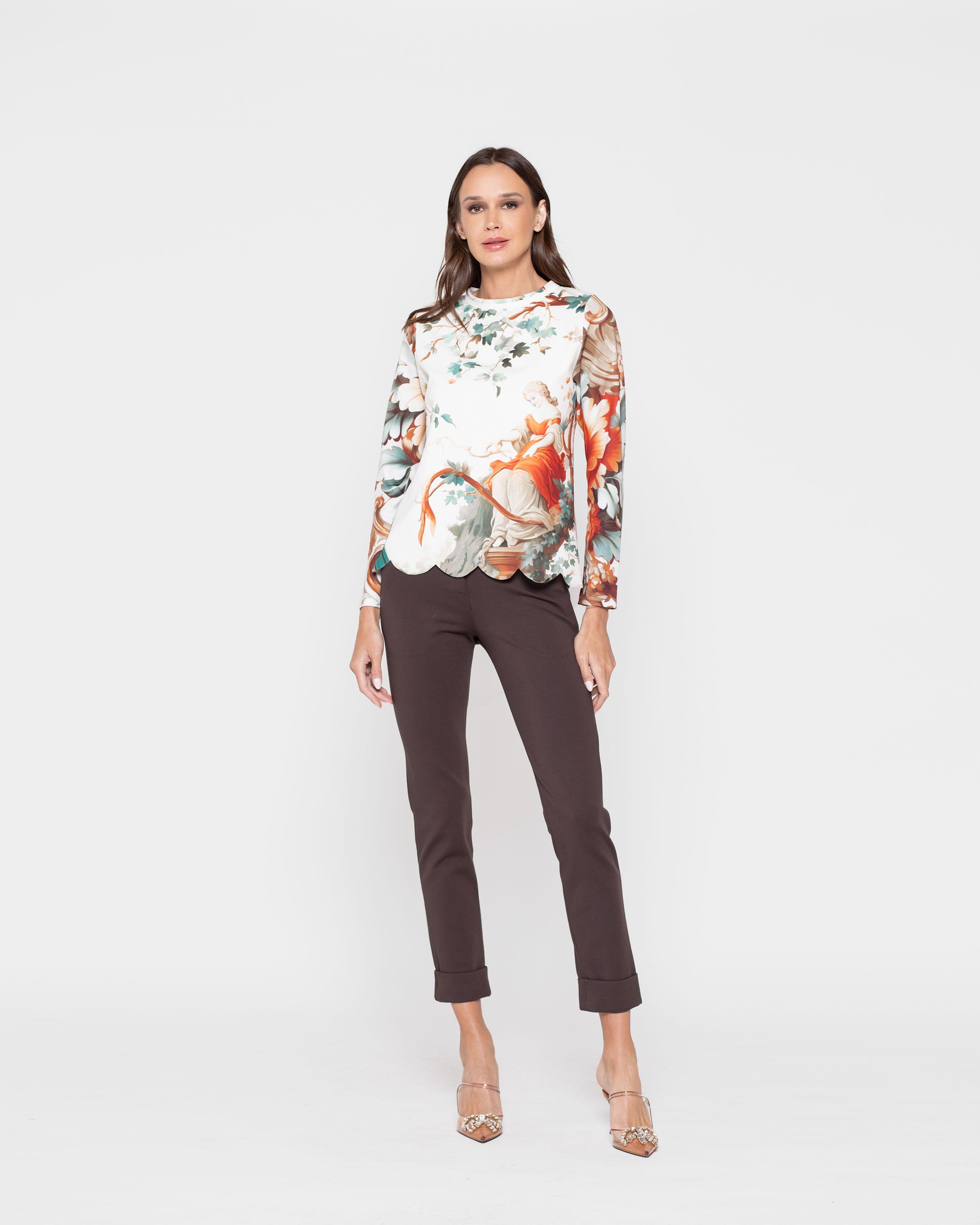 Blusa Mujer Acacia Beige Ludovica-2