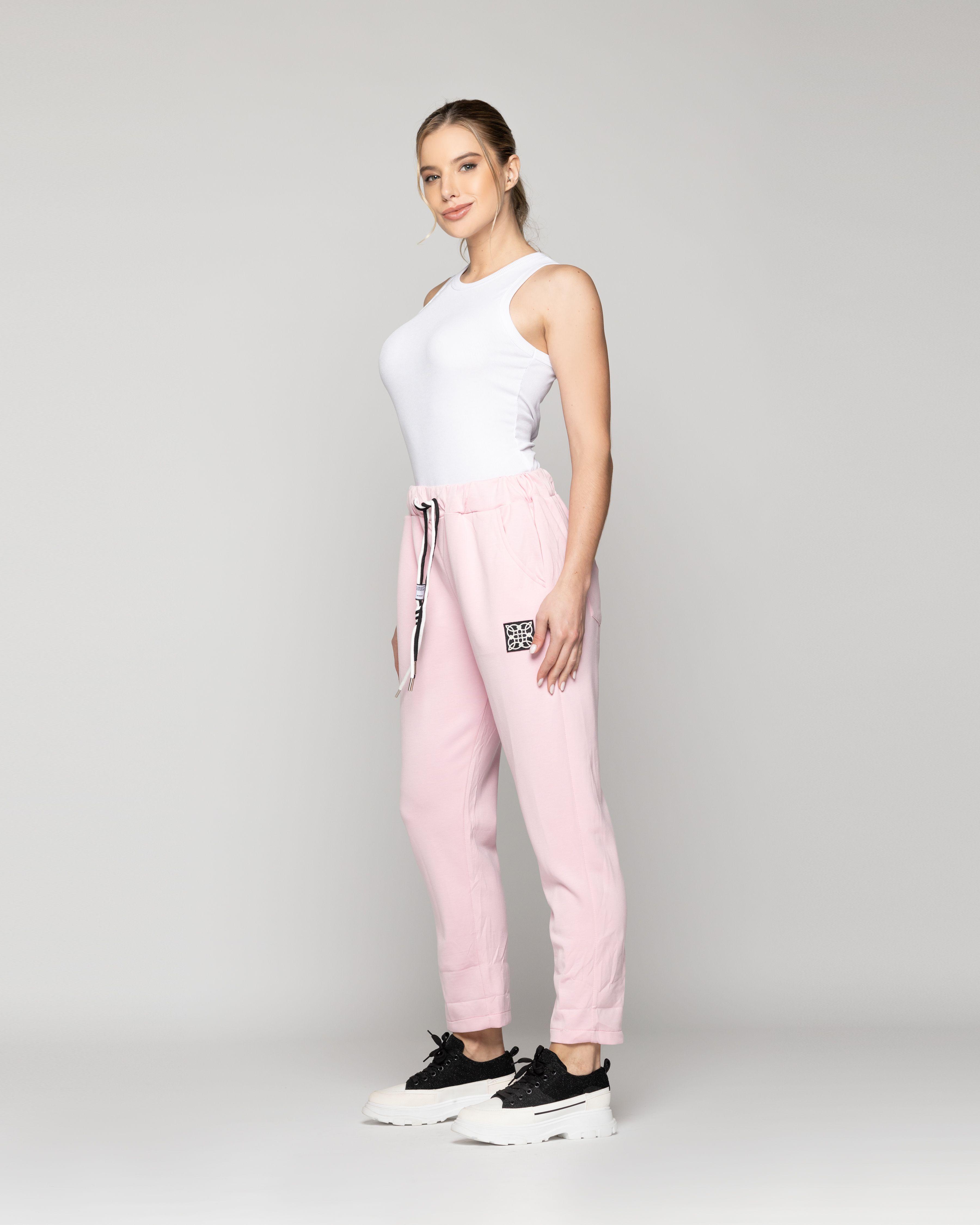 Pantalón Mujer Pastora Buzo Rosa Lineatre-3