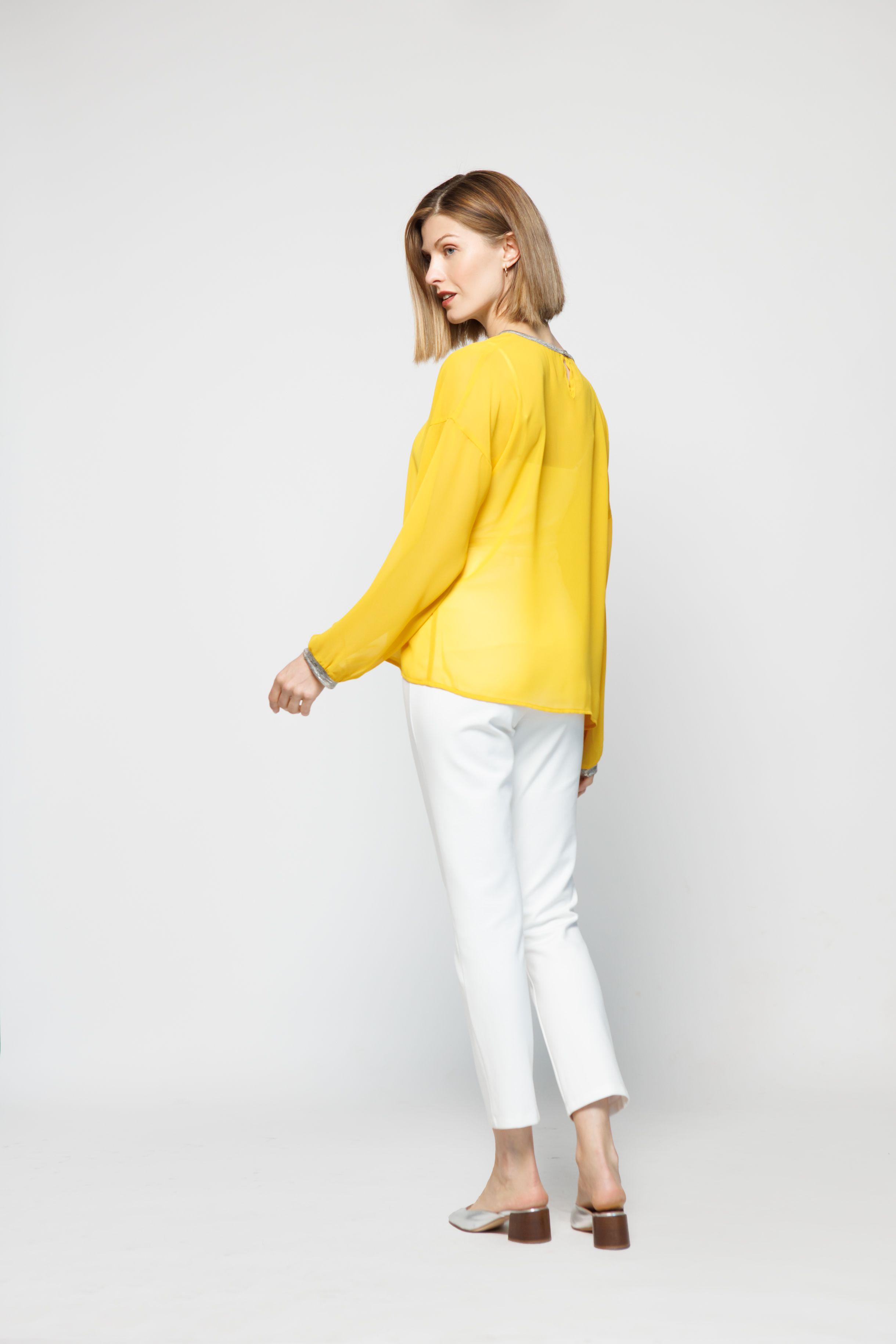 BLUSA ORQUÍDEA AMARILLO Ludovica-2