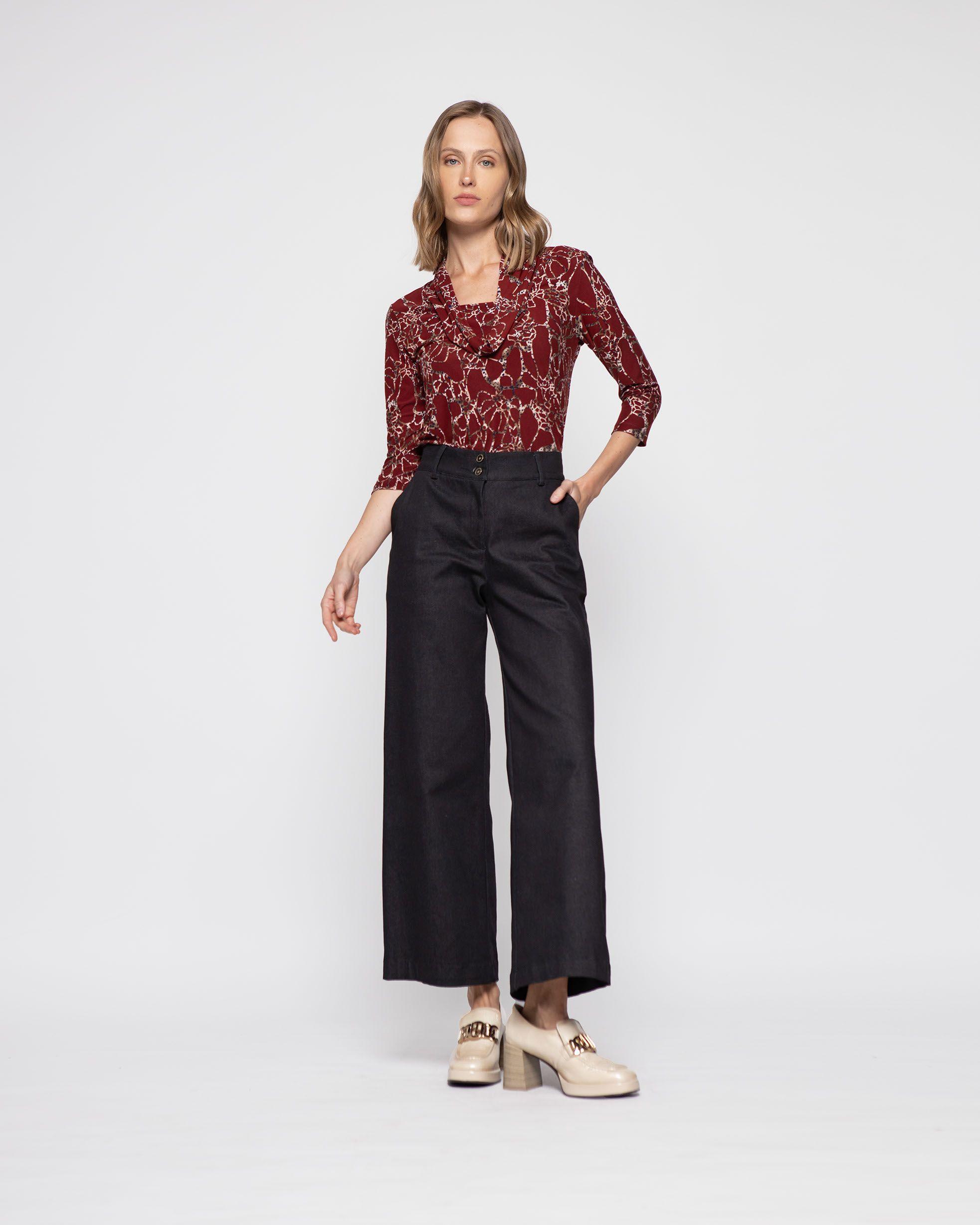 Polera Mujer Malva Rojo Oscuro Ludovica-0