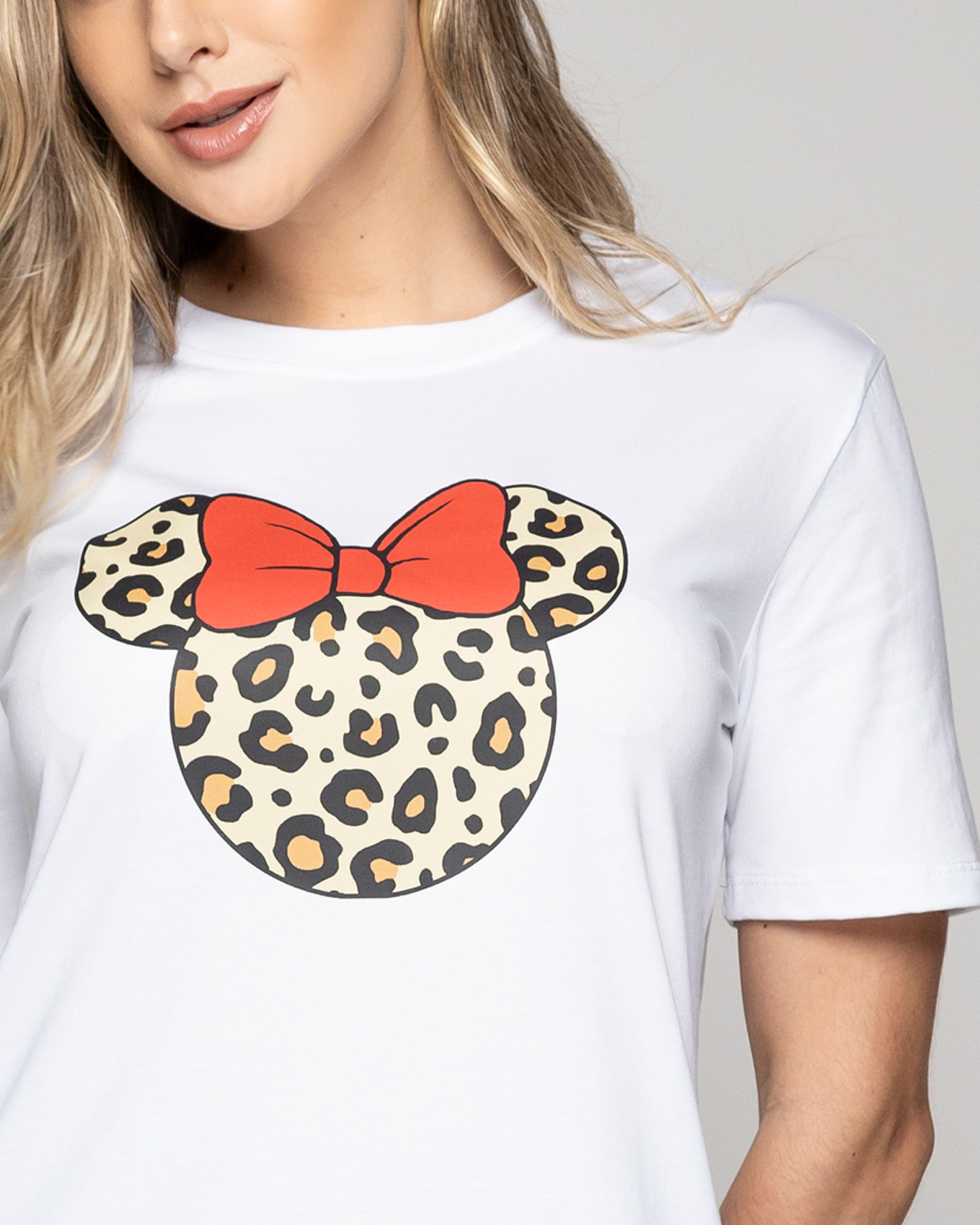 Polera Mujer Ovidia Básica Estampado Minnie Lineatre-2