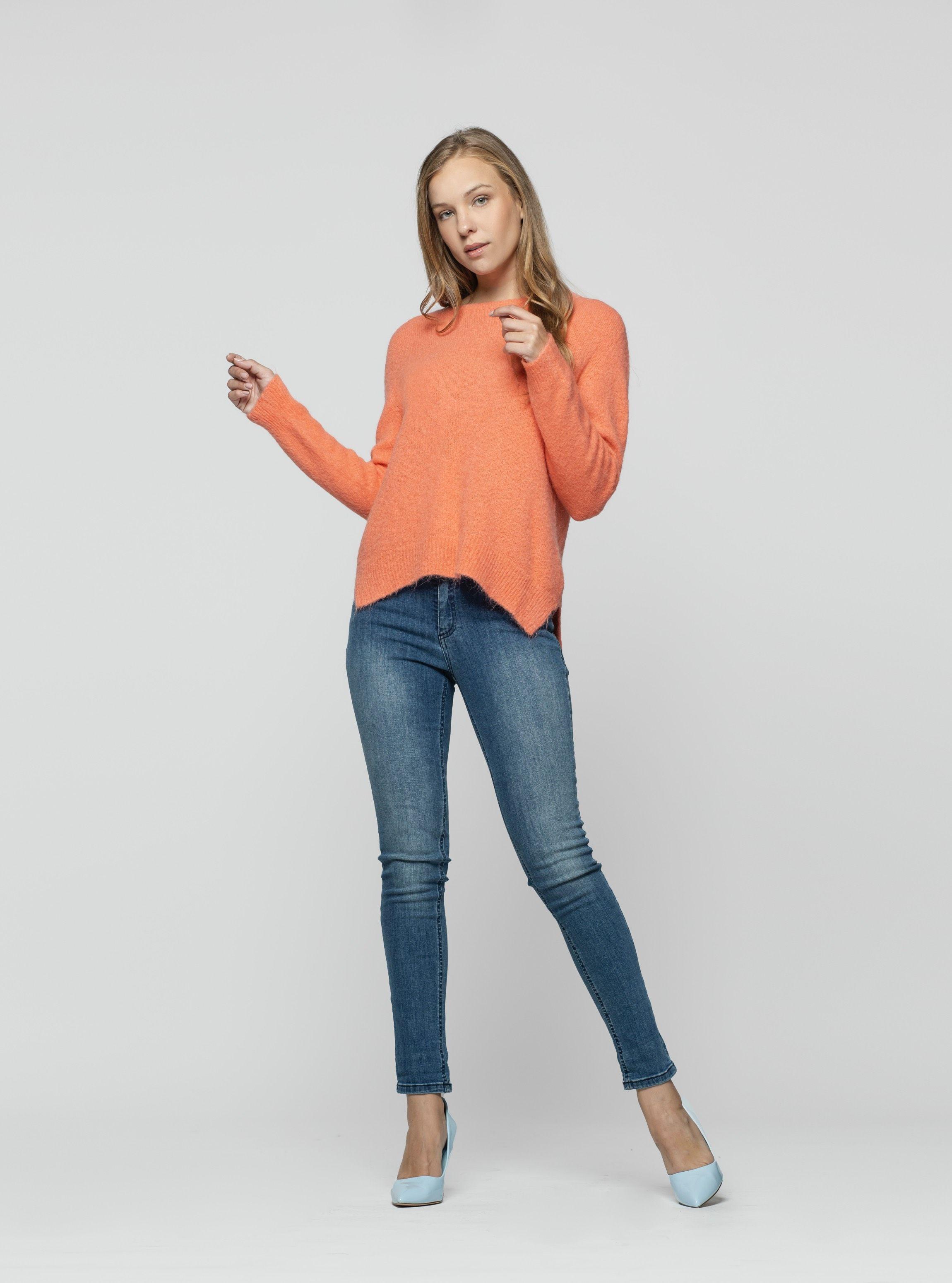 Sweater Mujer Odalys Coral Lineatre-2