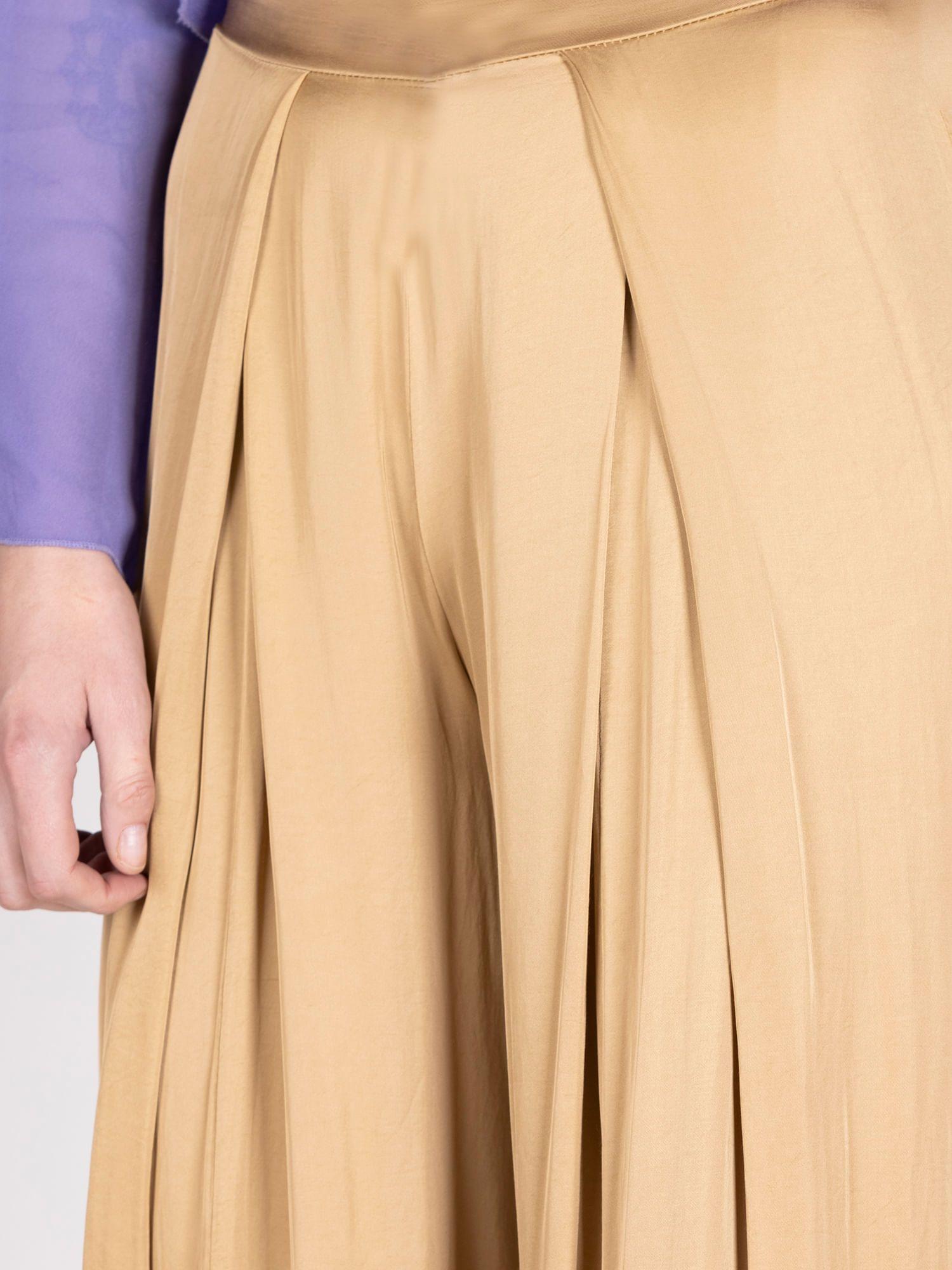 Pantalon Caída Libre Cognac Lineatre-1