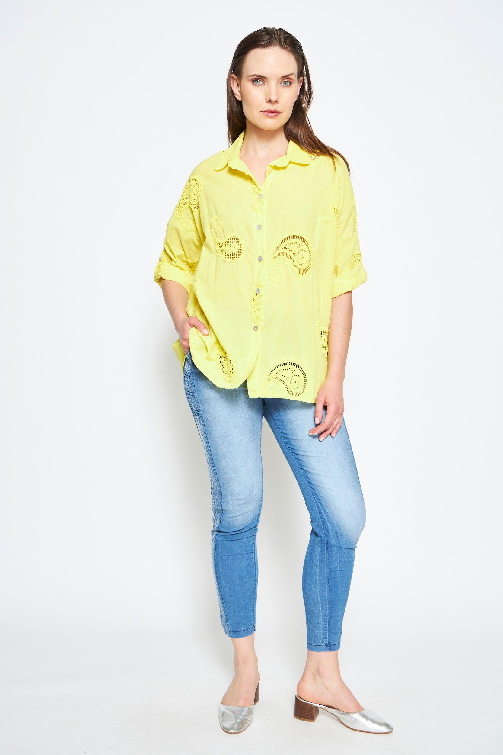 BLUSA ANIA AMARILLO Lineatre-0