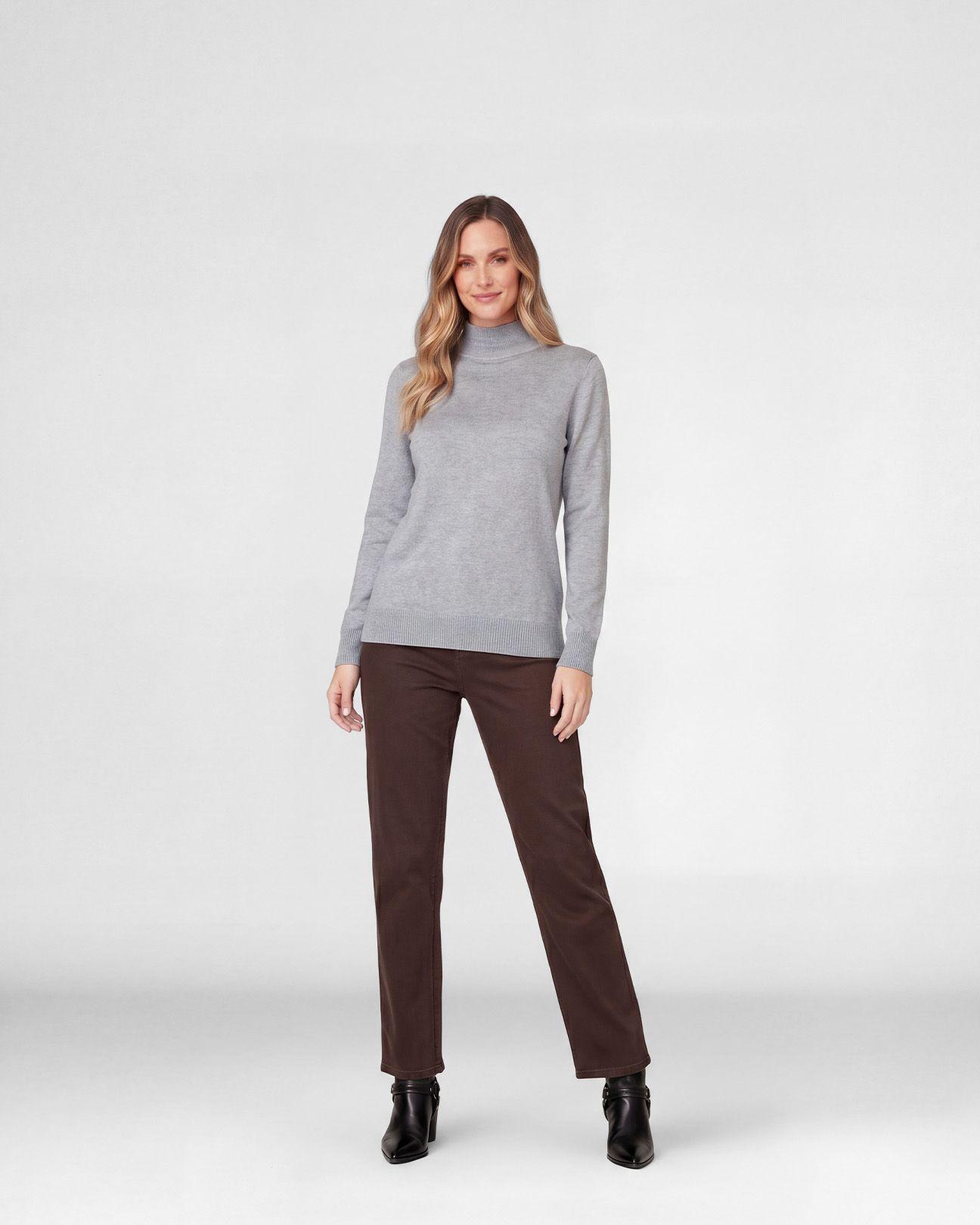 Sweater Mujer Daniela Beige Lineatré-3