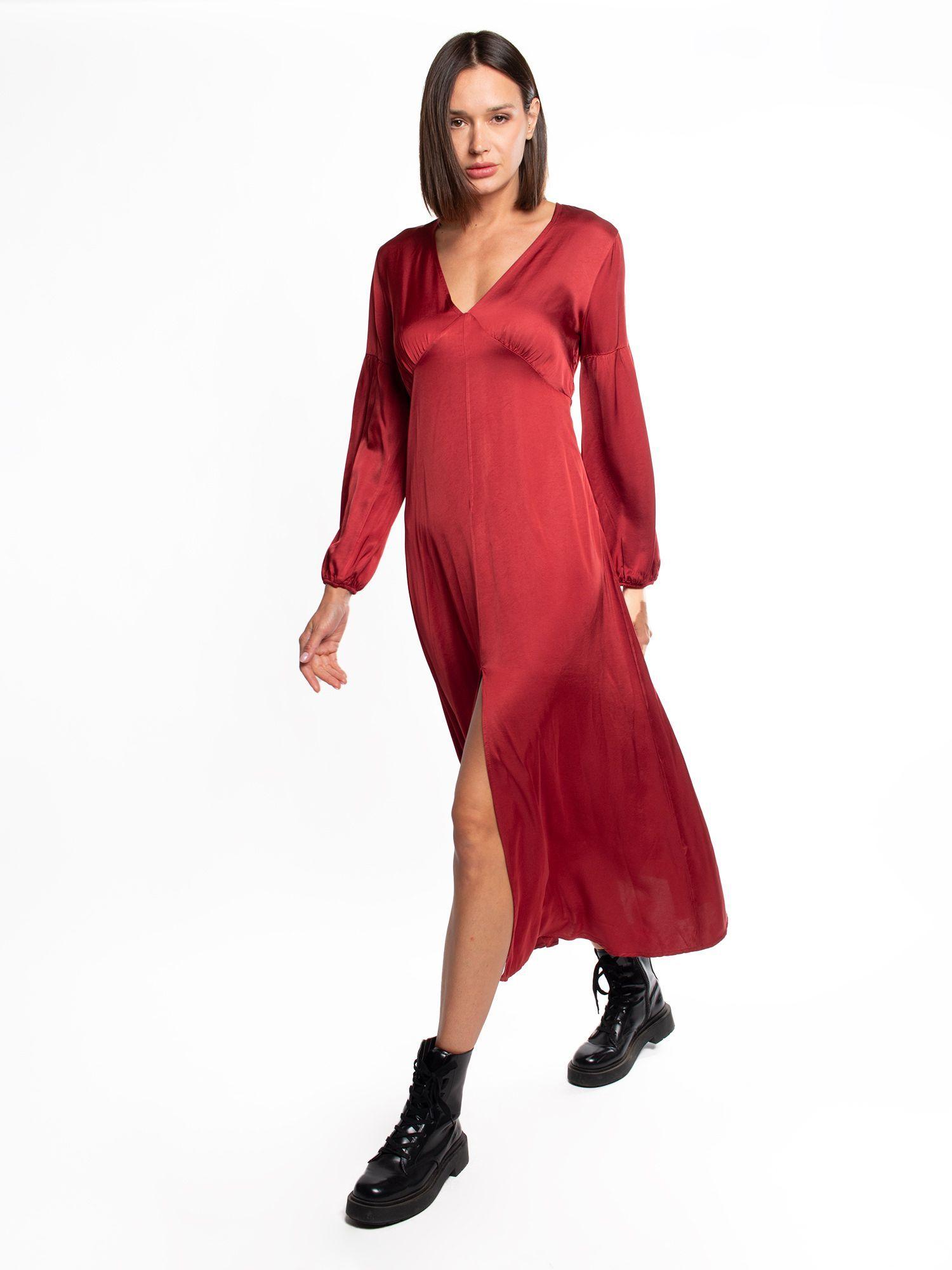 Vestido Ocre Lineatre-3