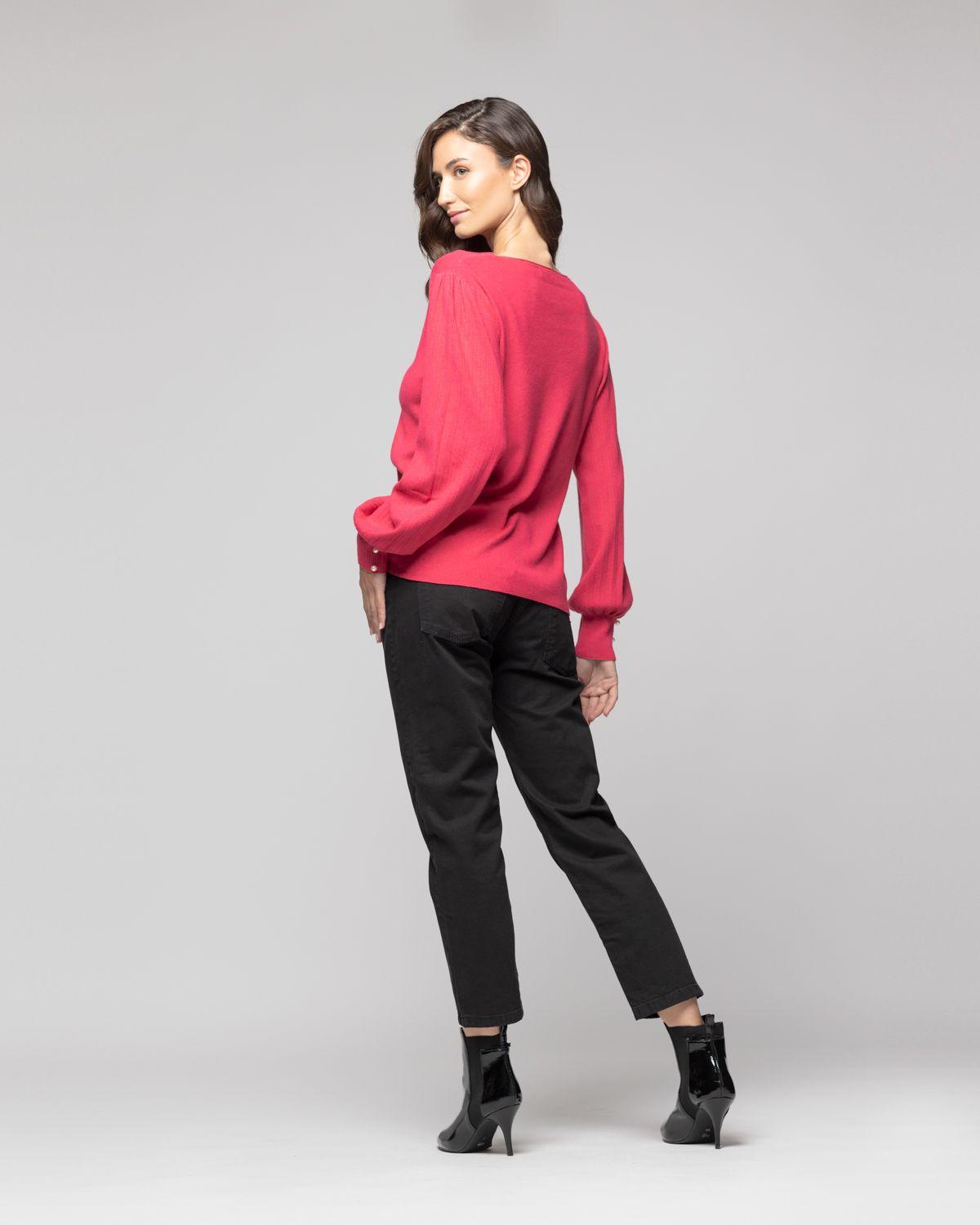 Sweater Mujer Minerva  Fucsia Lineatre-2