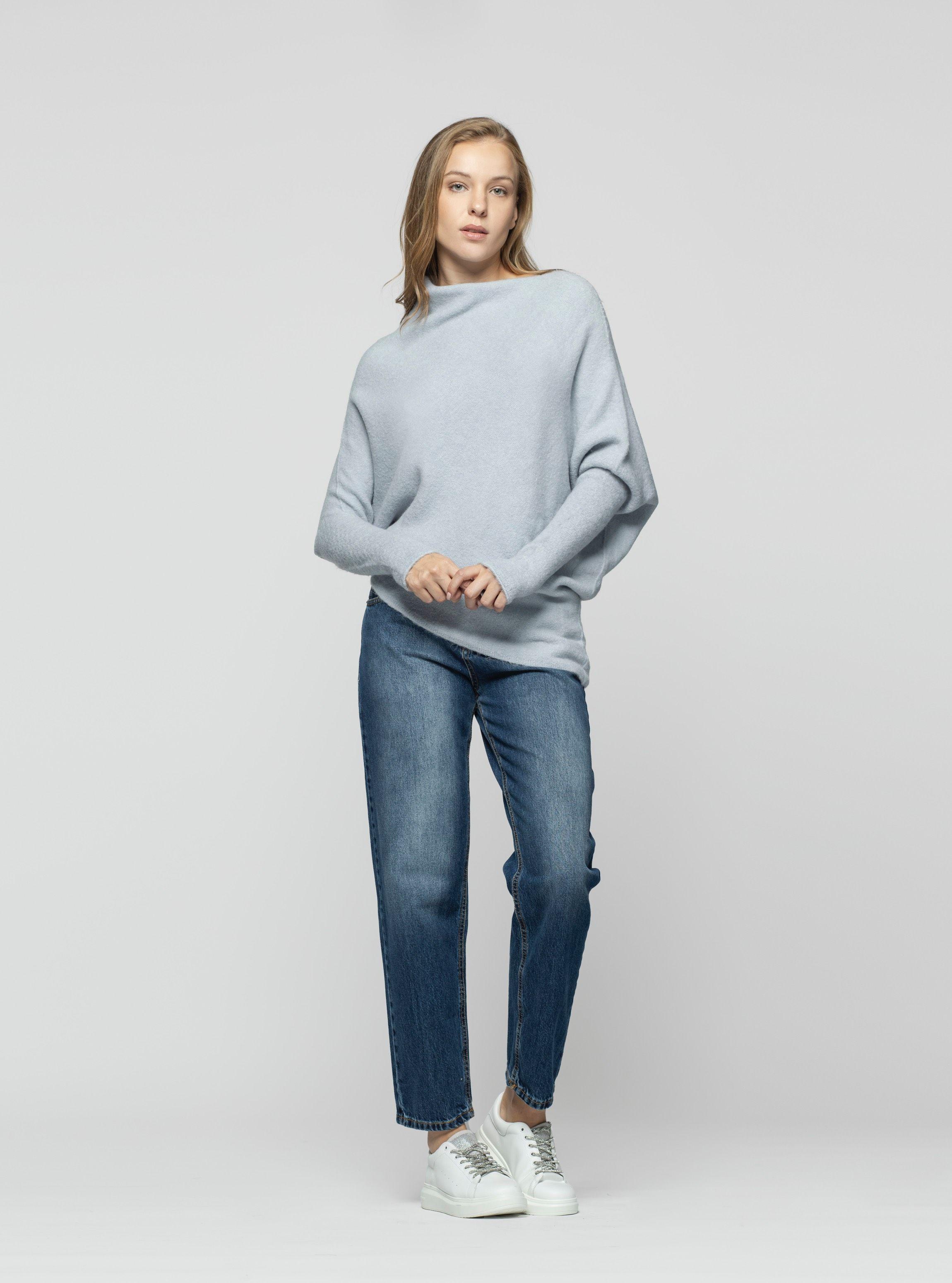 Sweater Mujer Maelys Gris Lineatre-2
