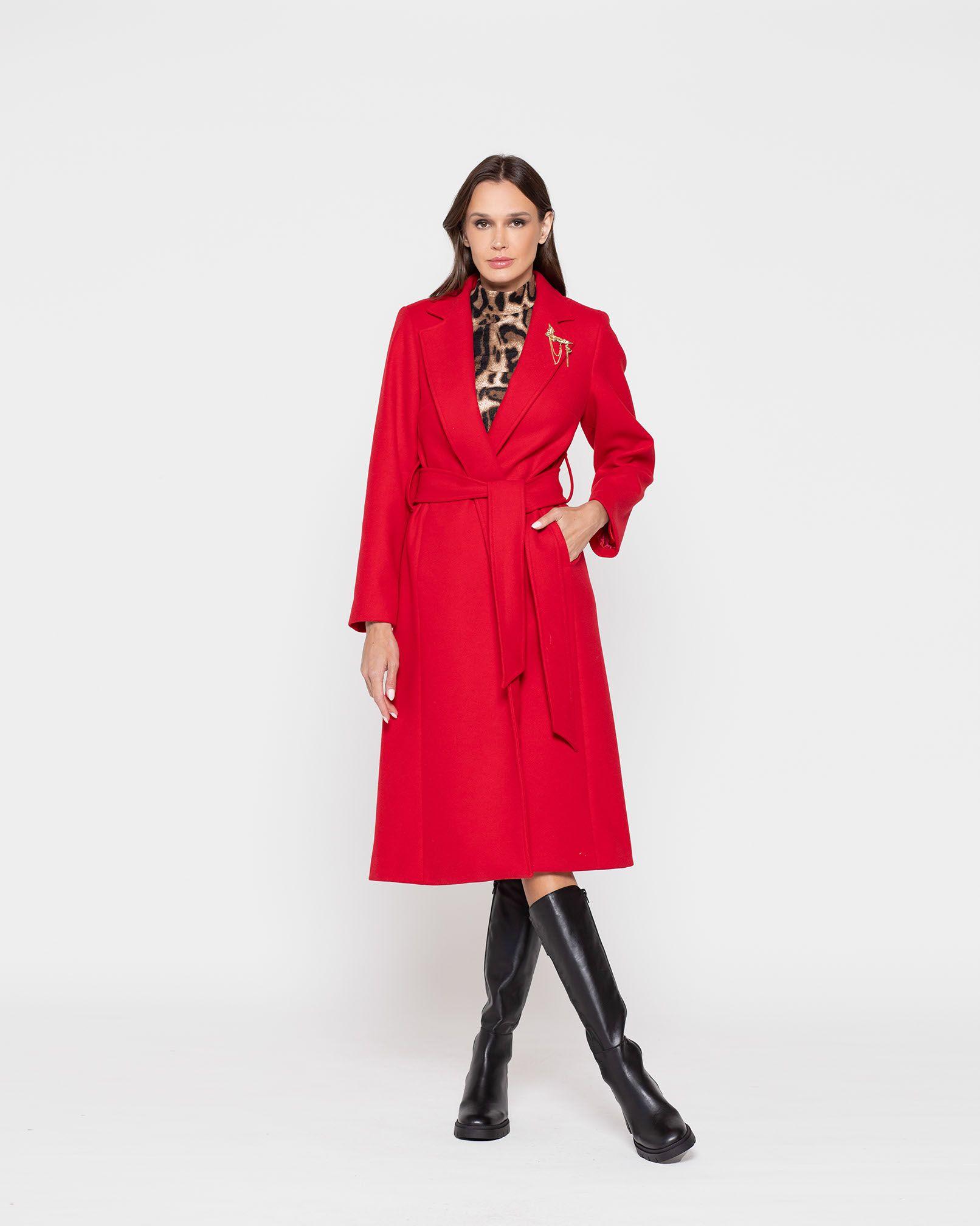 Abrigo Mujer Amapola Rojo Ludovica-0