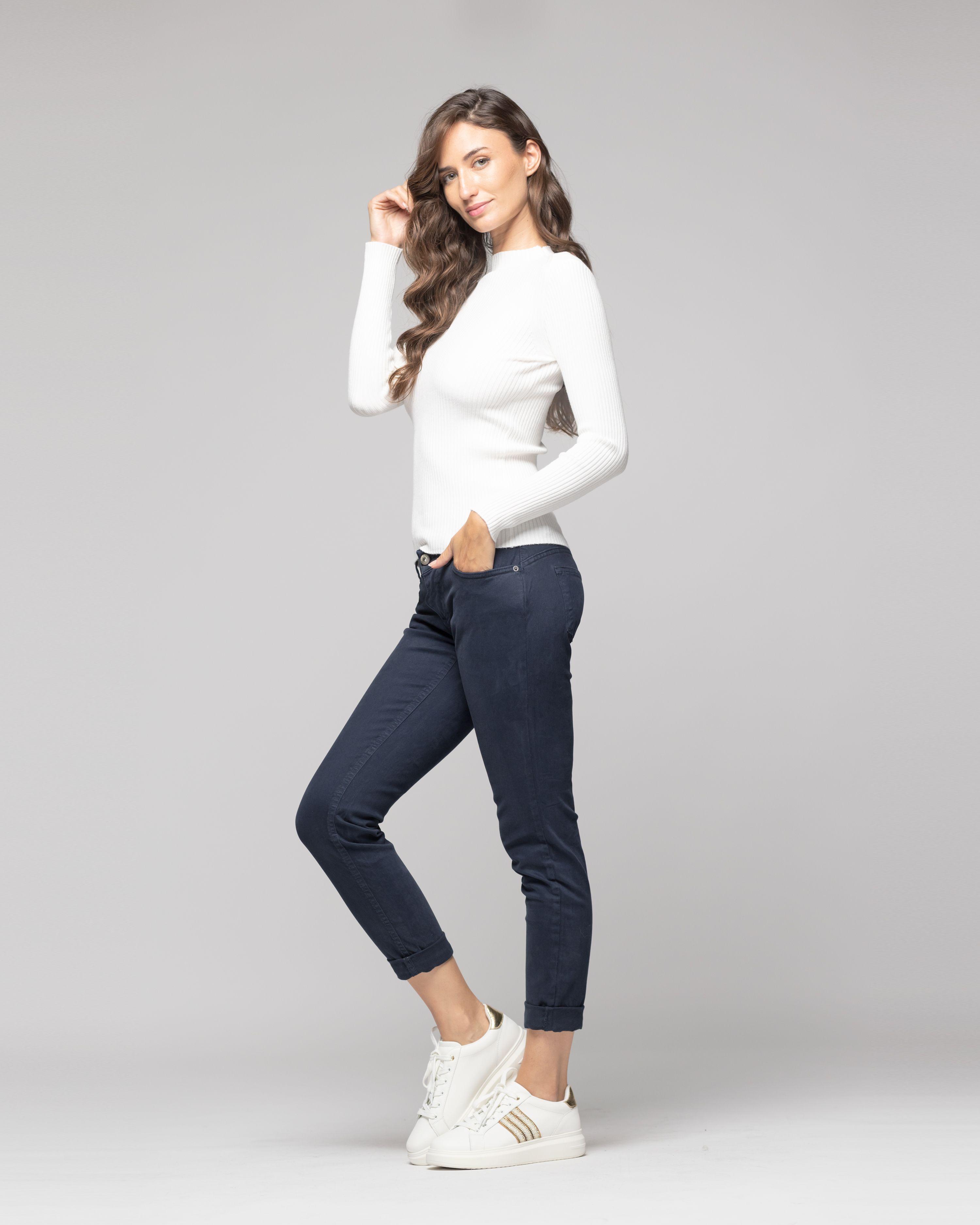 Pantalón Mujer Emily Azul Lineatre-1