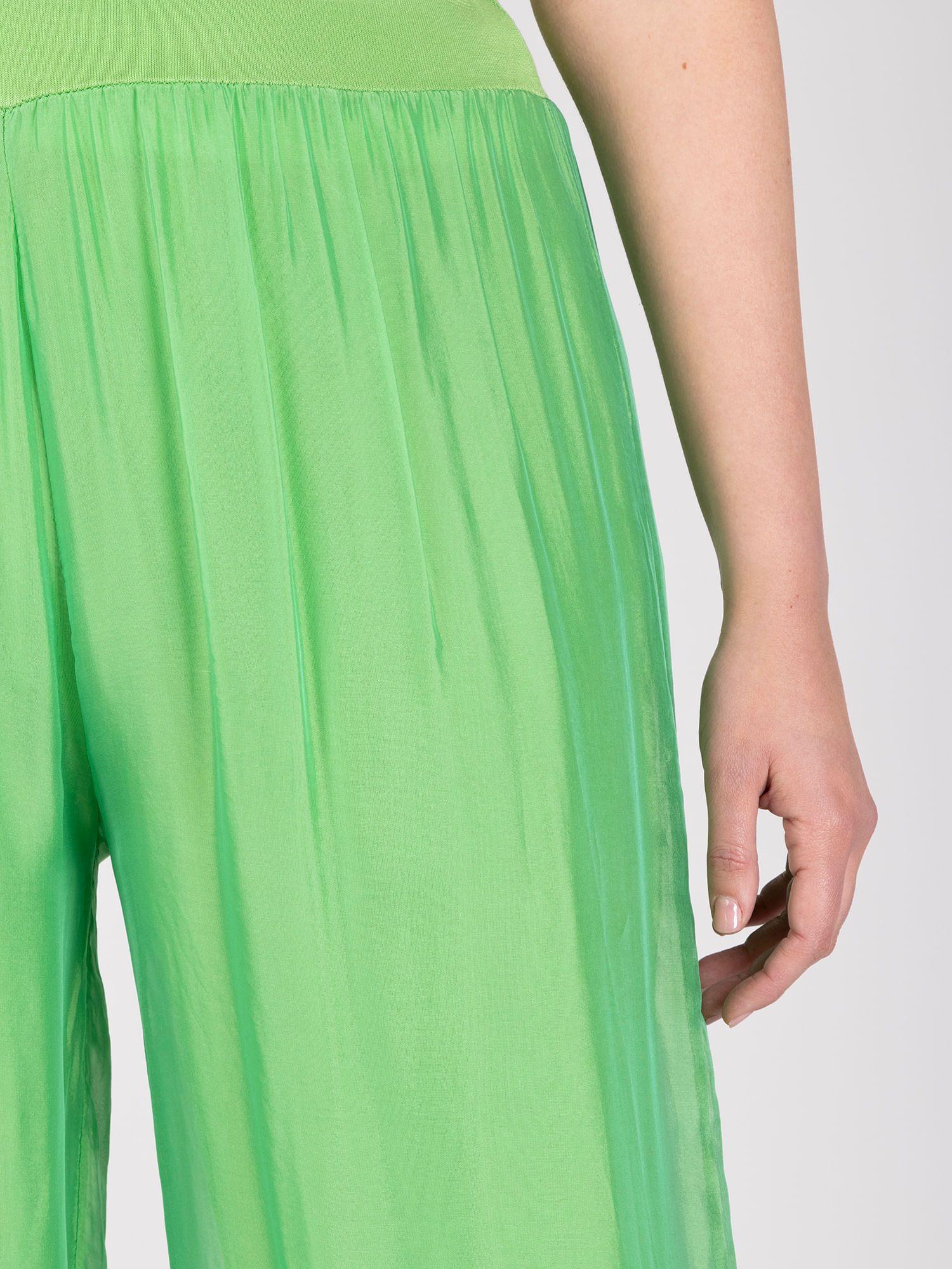 Pantalon Palazzo Verde Lineatre-2