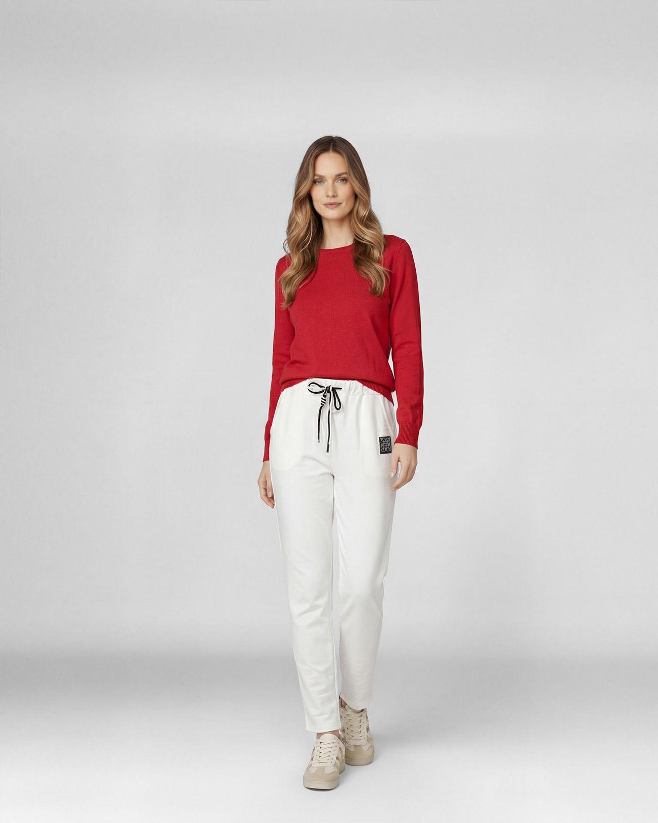 Pantalon Mujer Anna Regular Crudo Lineatre-3