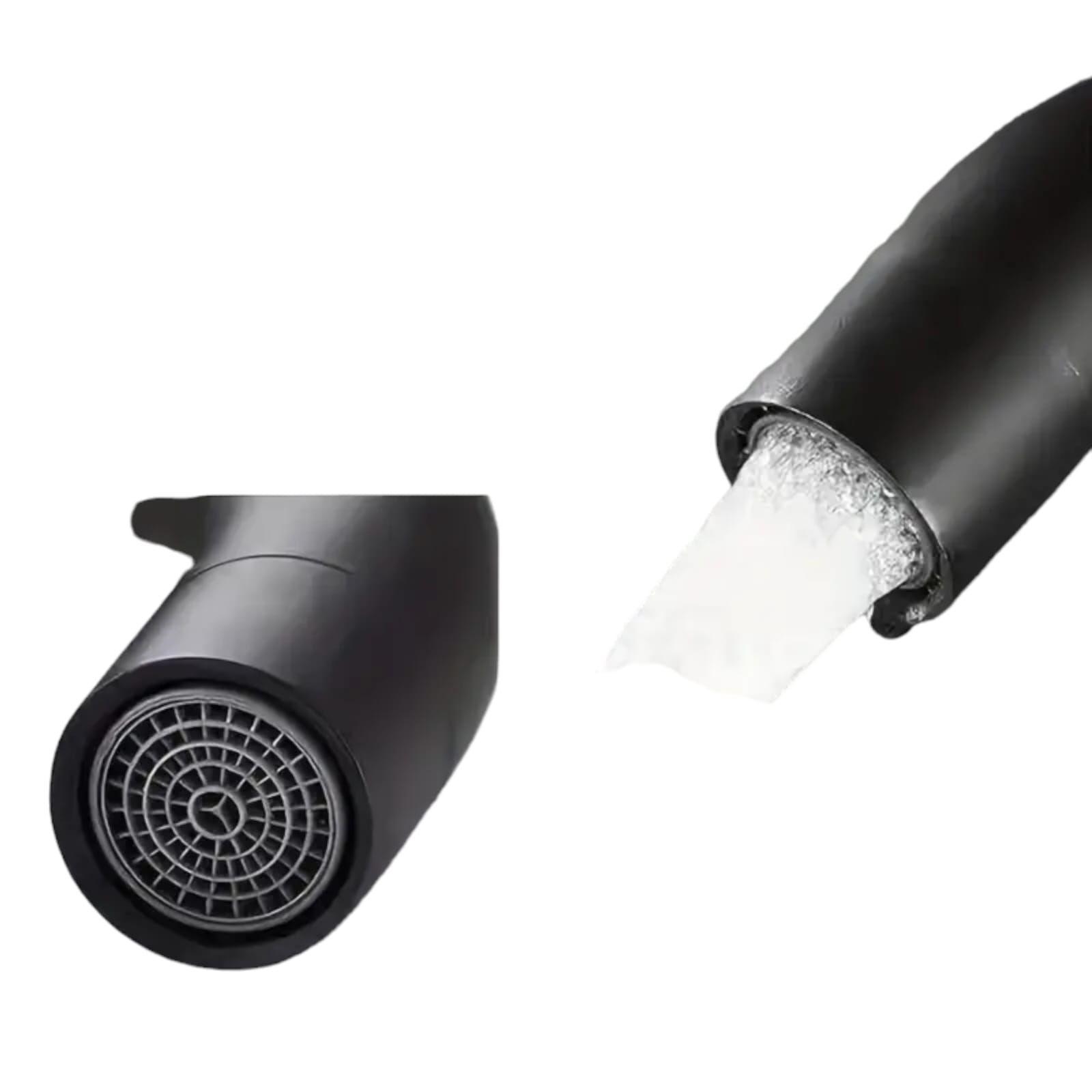 Llave Monomando Para Lavamanos Negro Mate -1