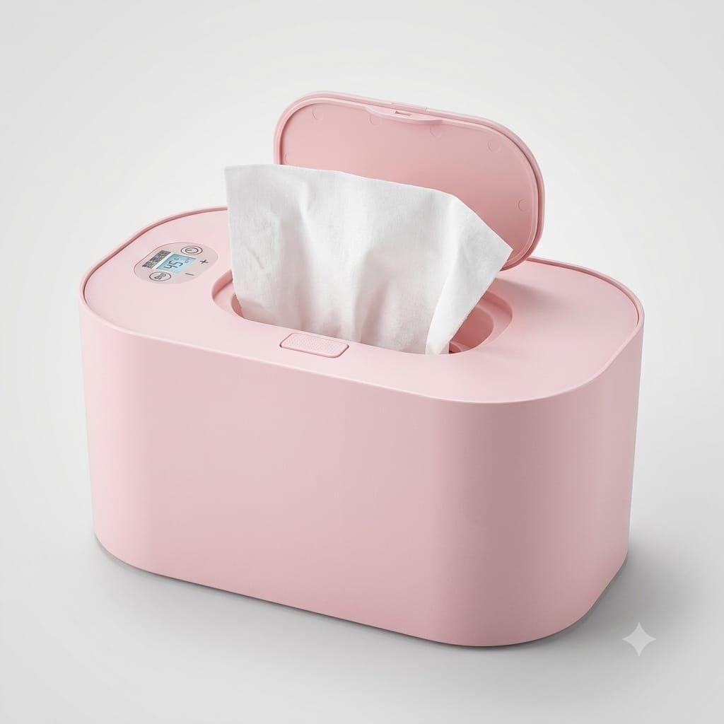 Calentador de Toallas H medas Para Bebe Recargable Rosa-3