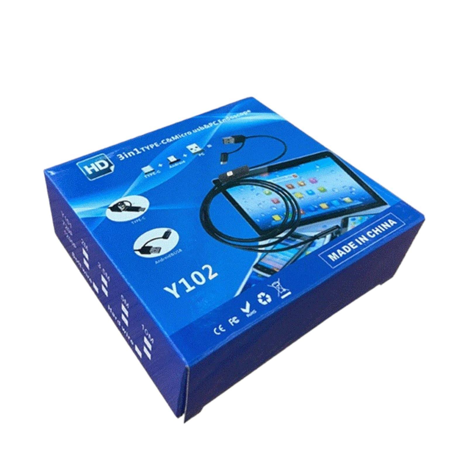 Cámara Endoscopia De 5 Metros 7mm Android 6 Leds 3 En 1-2