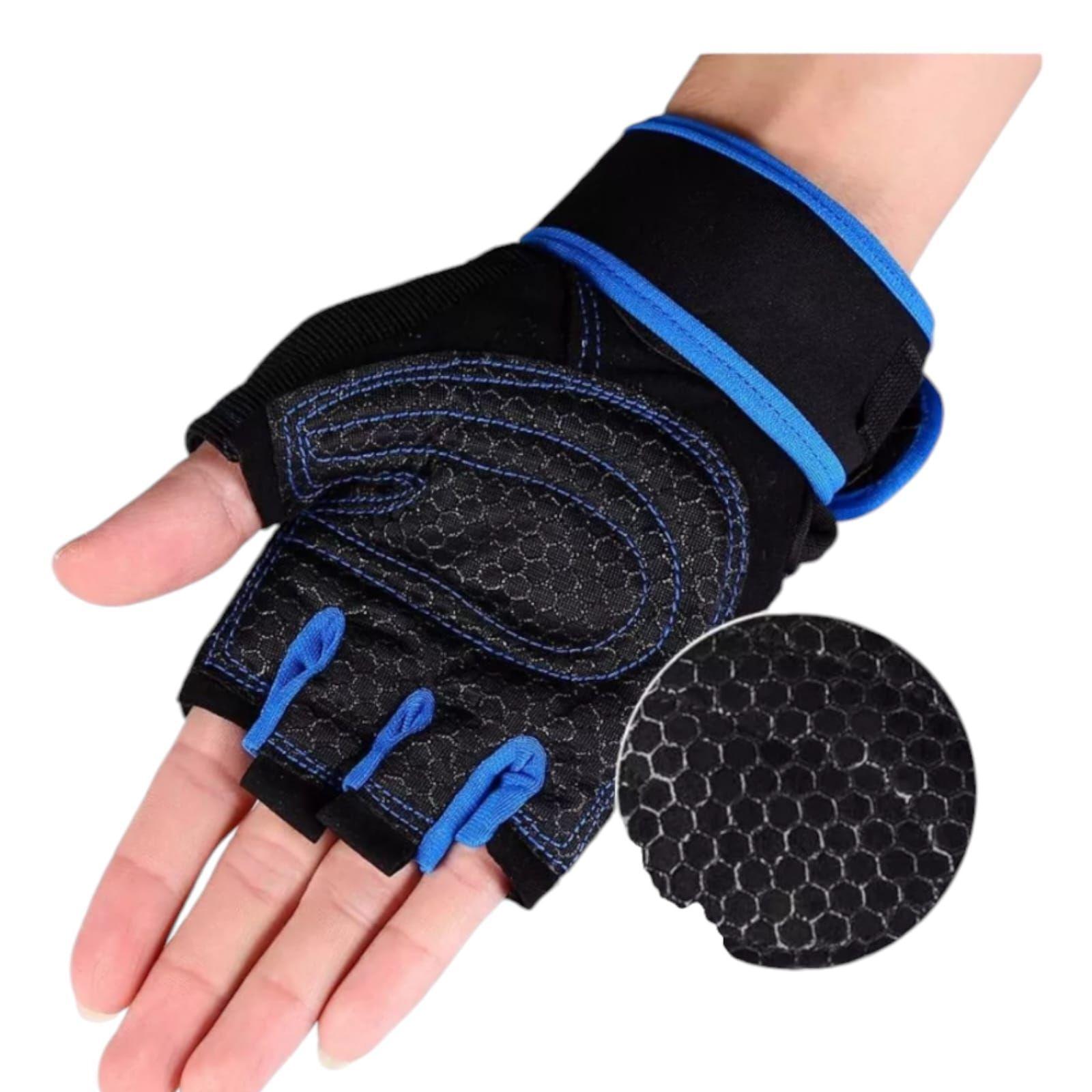 Guantes Entrenamiento Gym Pesas Antideslizantes-6