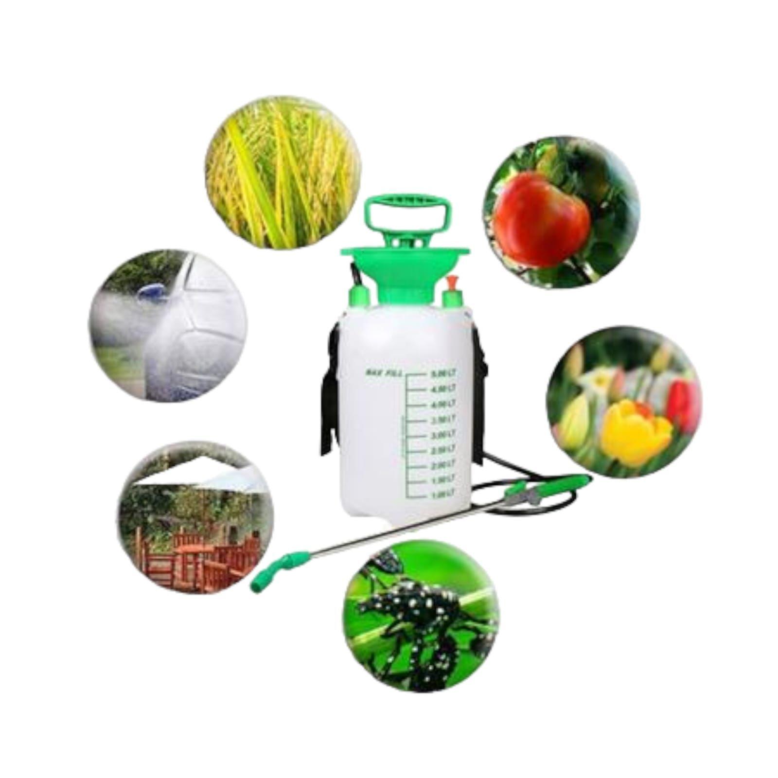 Pulverizador, Rociador, Fumigador, Regadera. 5 Lts-2