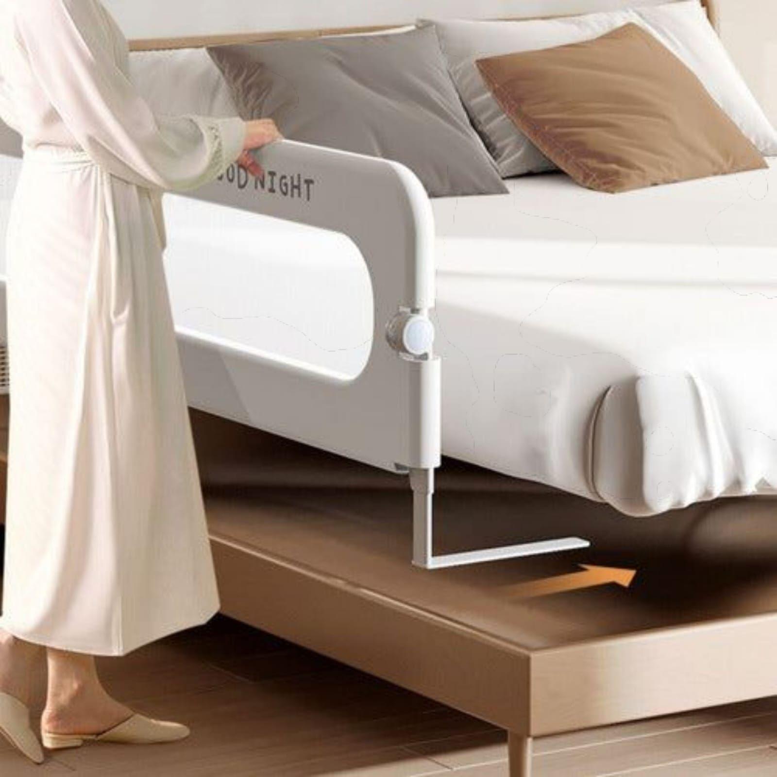 Baranda De Cama Seguridad Para Bebe Plegable 2 Metros-0