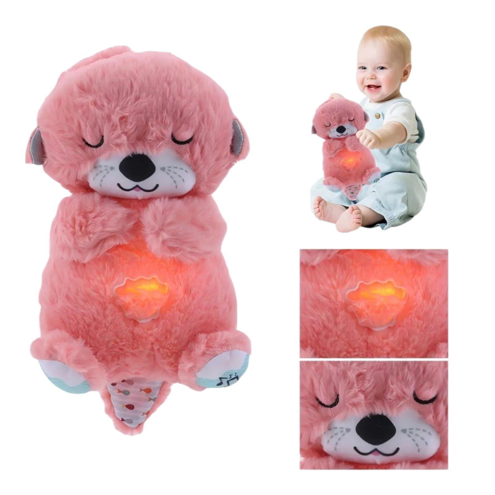 Peluche Nutria Compañero De Bebes Para Dormir ROSA-2