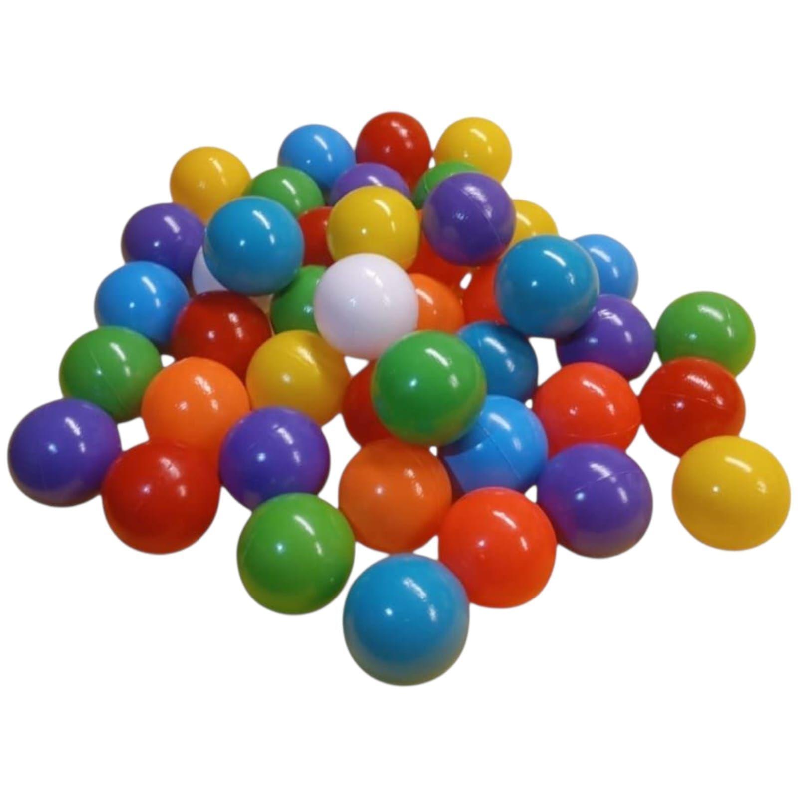 Pack de 50 Pelotas Plasticas Para Piscina Colores Surtidos-2
