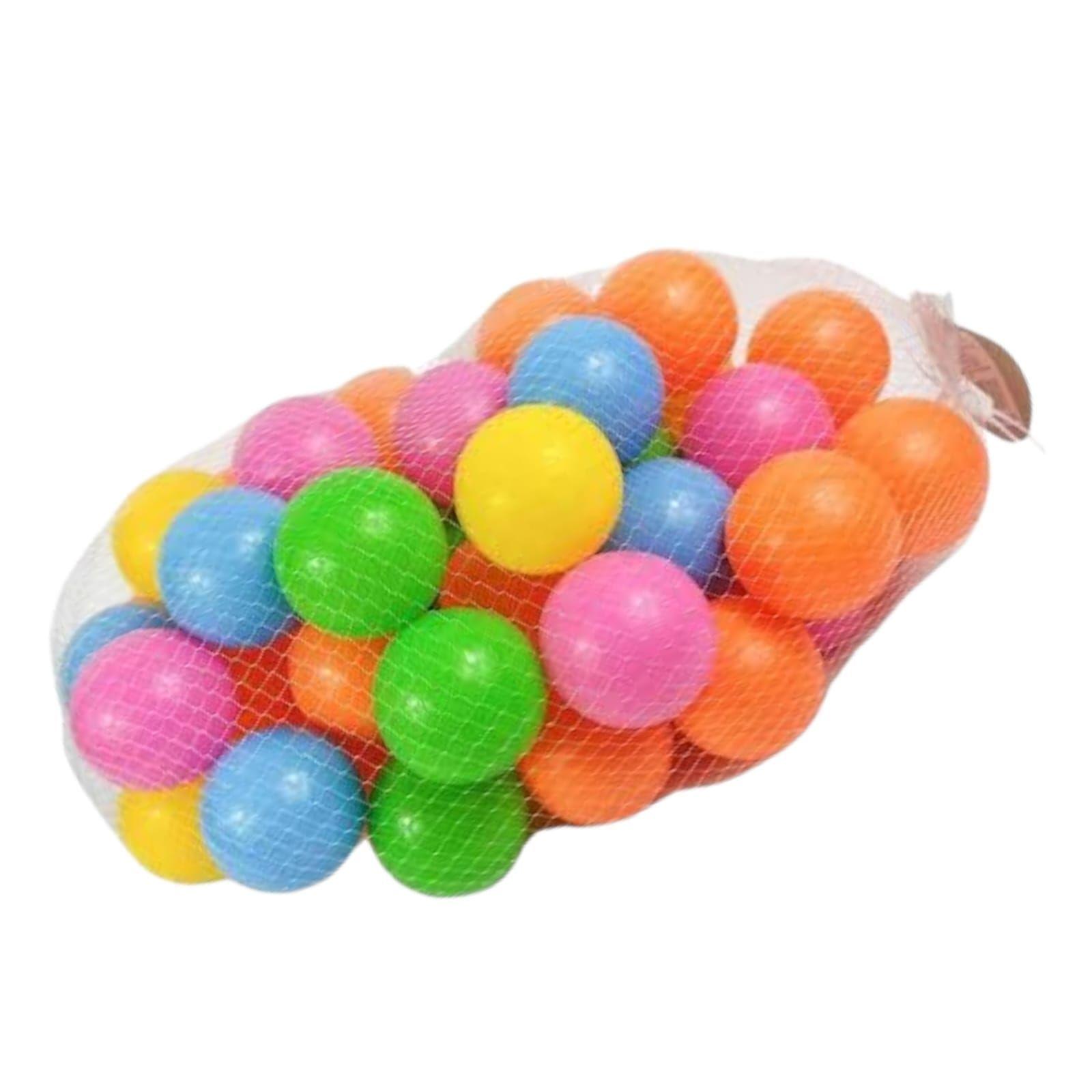 Pack de 50 Pelotas Plasticas Para Piscina Colores Surtidos-3