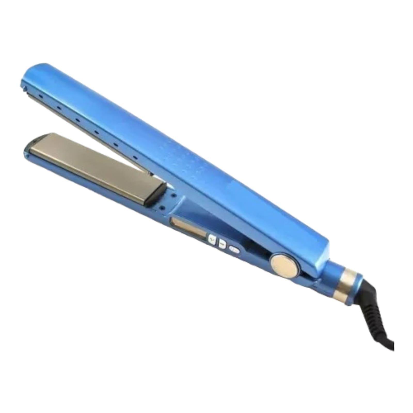 Alisadora Profesional De Pelo Nano Titanio 450° F Color Celeste-0