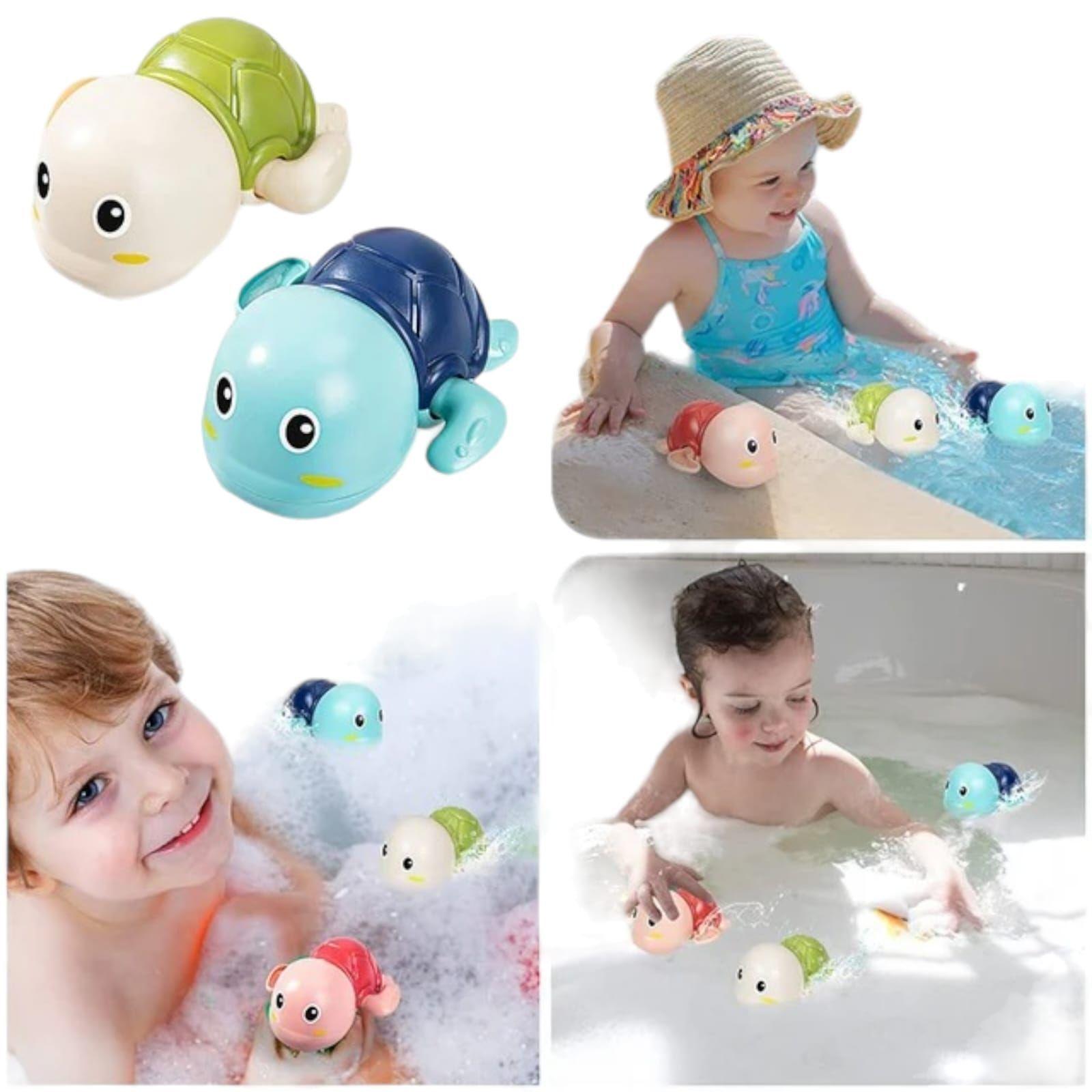 Juguetes 3 Tortugas Para El Baño de Bebe -2