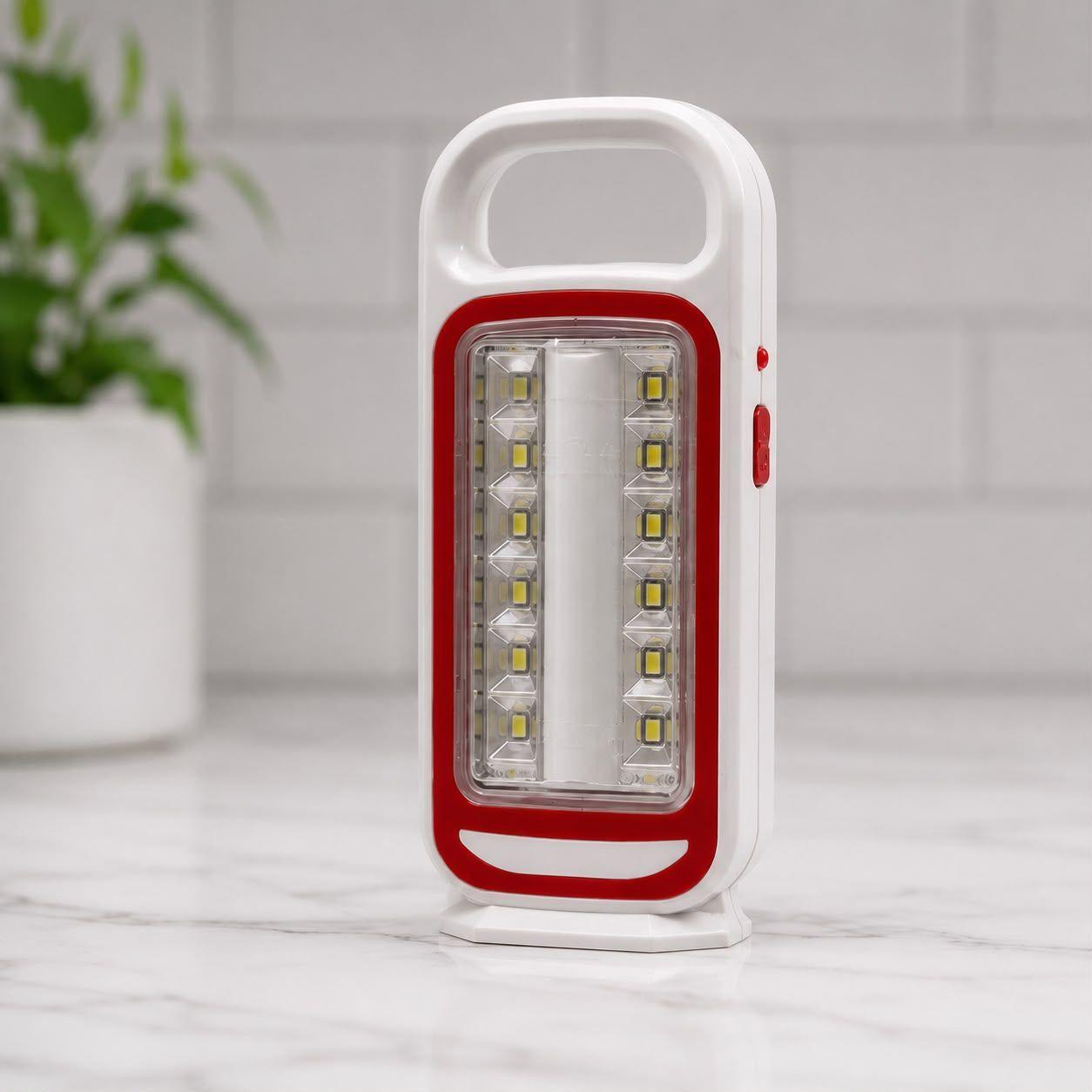 Linterna Luz Led Recargable De Emergencia Rojo-2