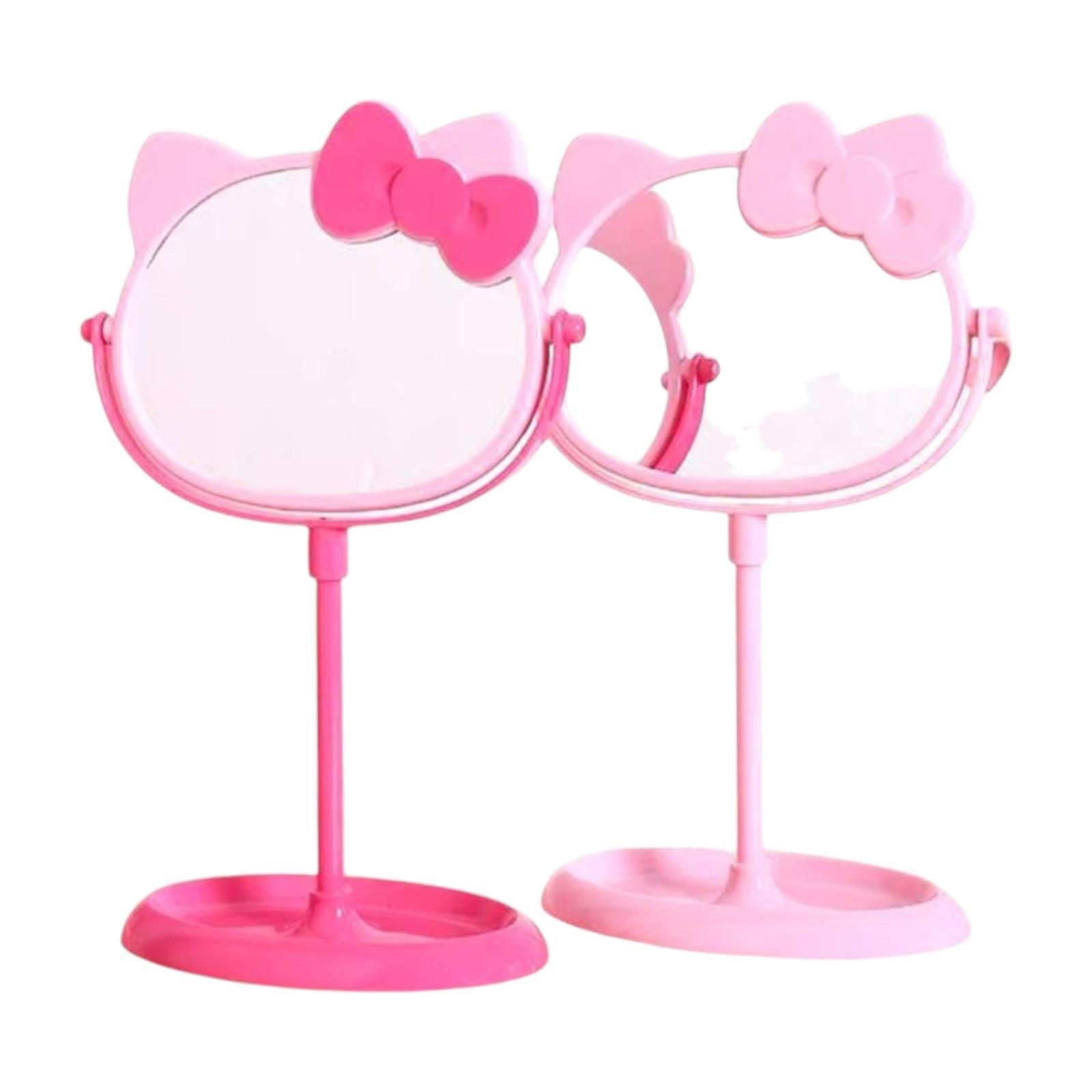 Espejo De Tocador De Hello Kitty Niñas Doble Cara ROSA-1