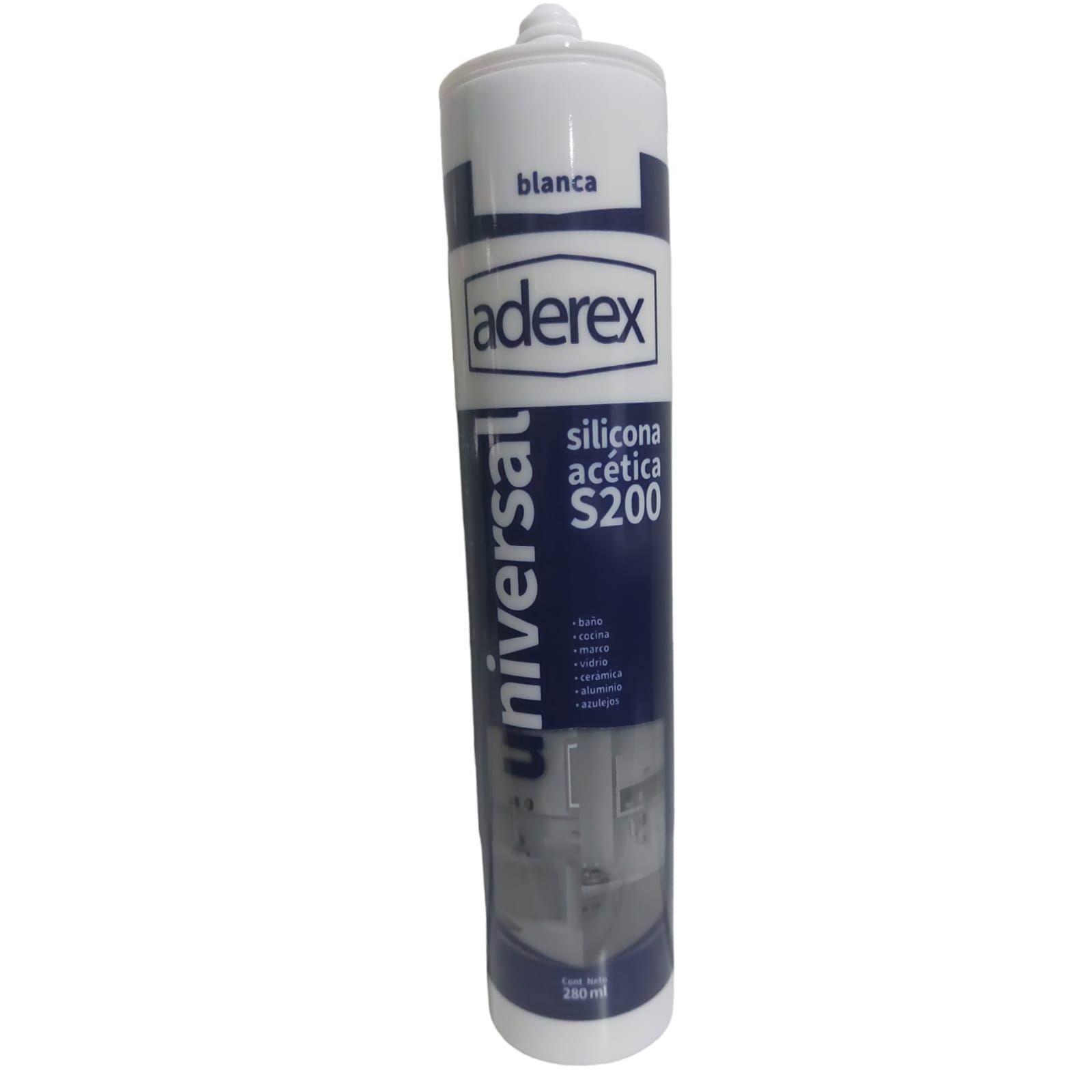 Silicona Sellante Universal Aderex Blanca 280 Ml-0