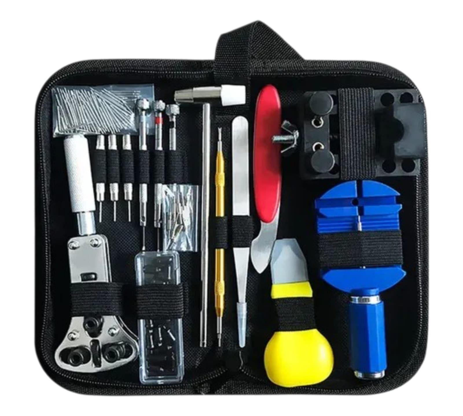 Kit Relojero de 16 Piezas Para Reparacion Con Estuche-2