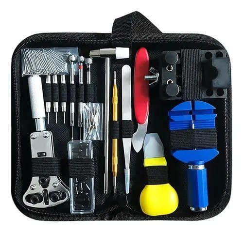 Kit Relojero de 16 Piezas Para Reparacion Con Estuche-3