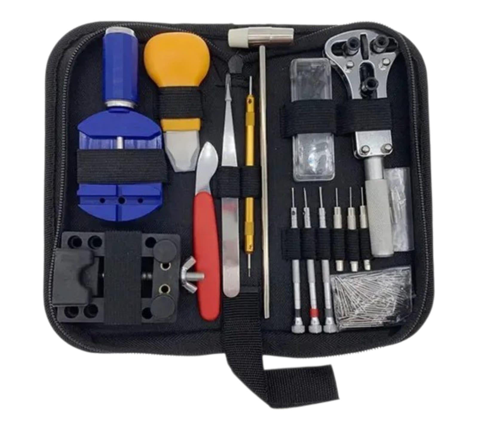 Kit Relojero de 16 Piezas Para Reparacion Con Estuche-4