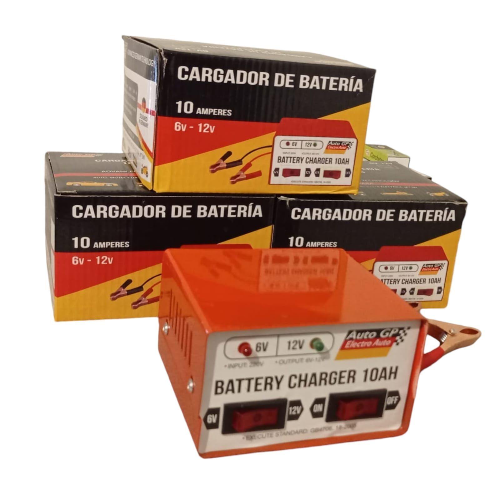 Cargador Baterías Para Auto Moto 12/6 Volt 10 Amp-2