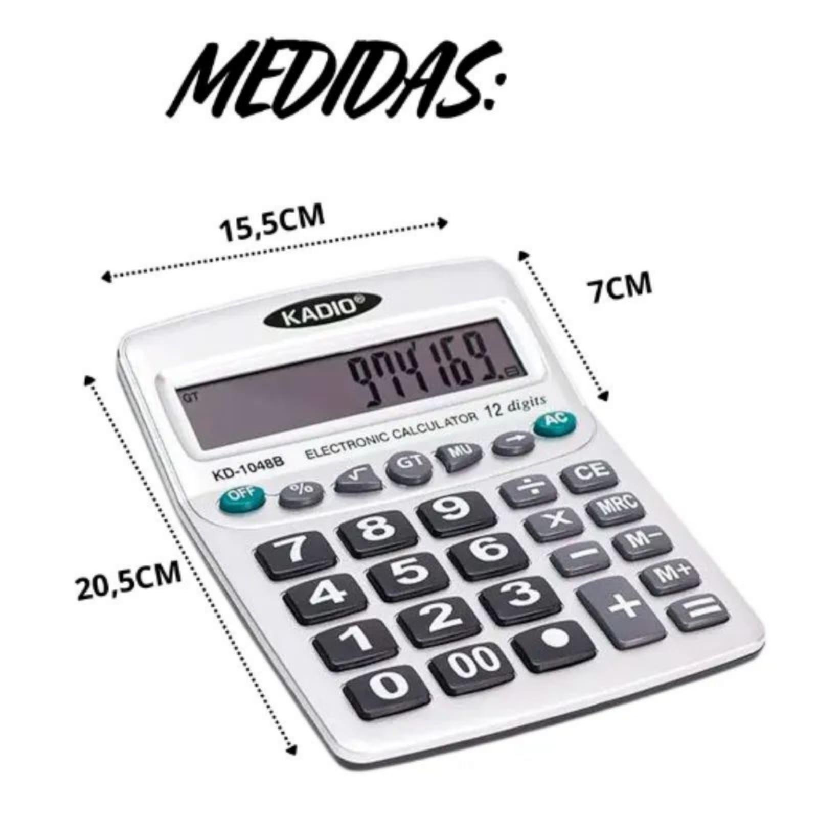Calculadora Escritorio Oficina Grande 12 Digitos-2