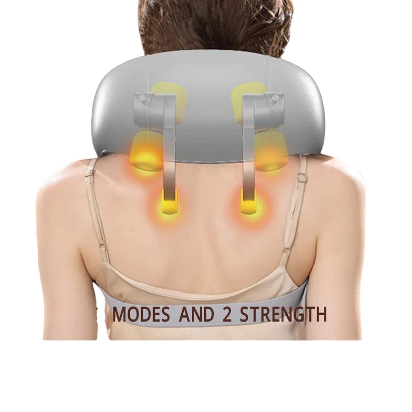 Masajeador de Hombro y Cuello Compresión y Terapia de Calor -2