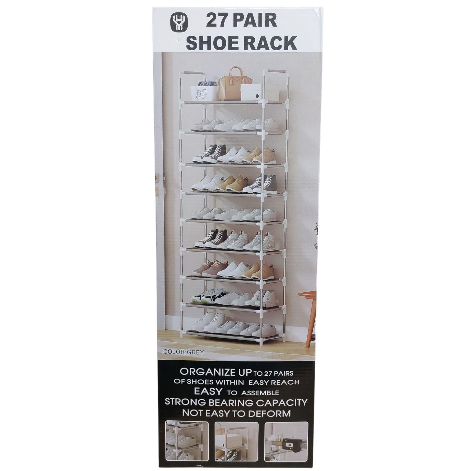 Zapatero Estante Organizador 9 Niveles 27 Pares-2