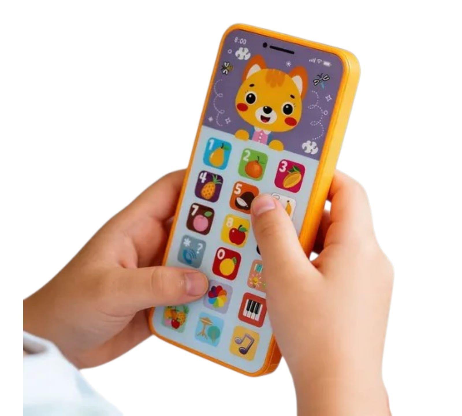 Telefono Recargable Interactivo Para Bebes Educativos Musica-2