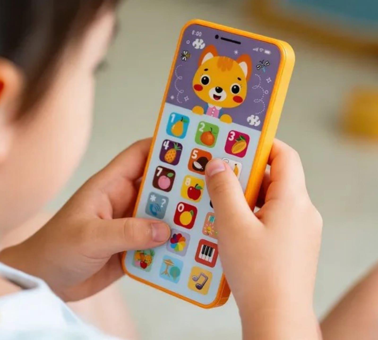 Telefono Recargable Interactivo Para Bebes Educativos Musica-3