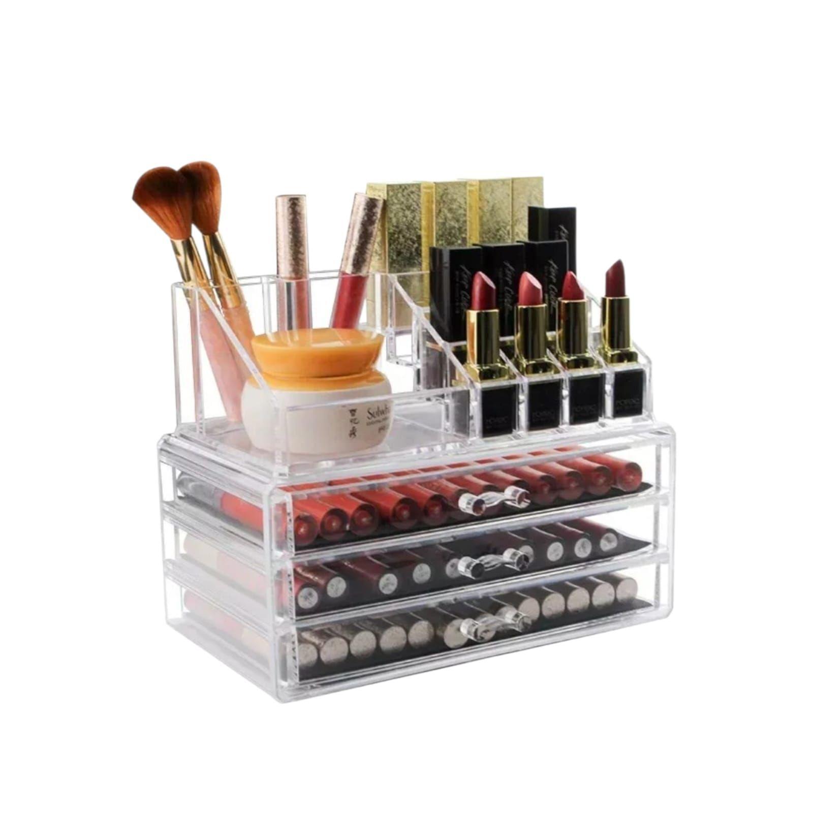 Organizador De Maquillaje, Cosmetiquero, Joyero 3-1